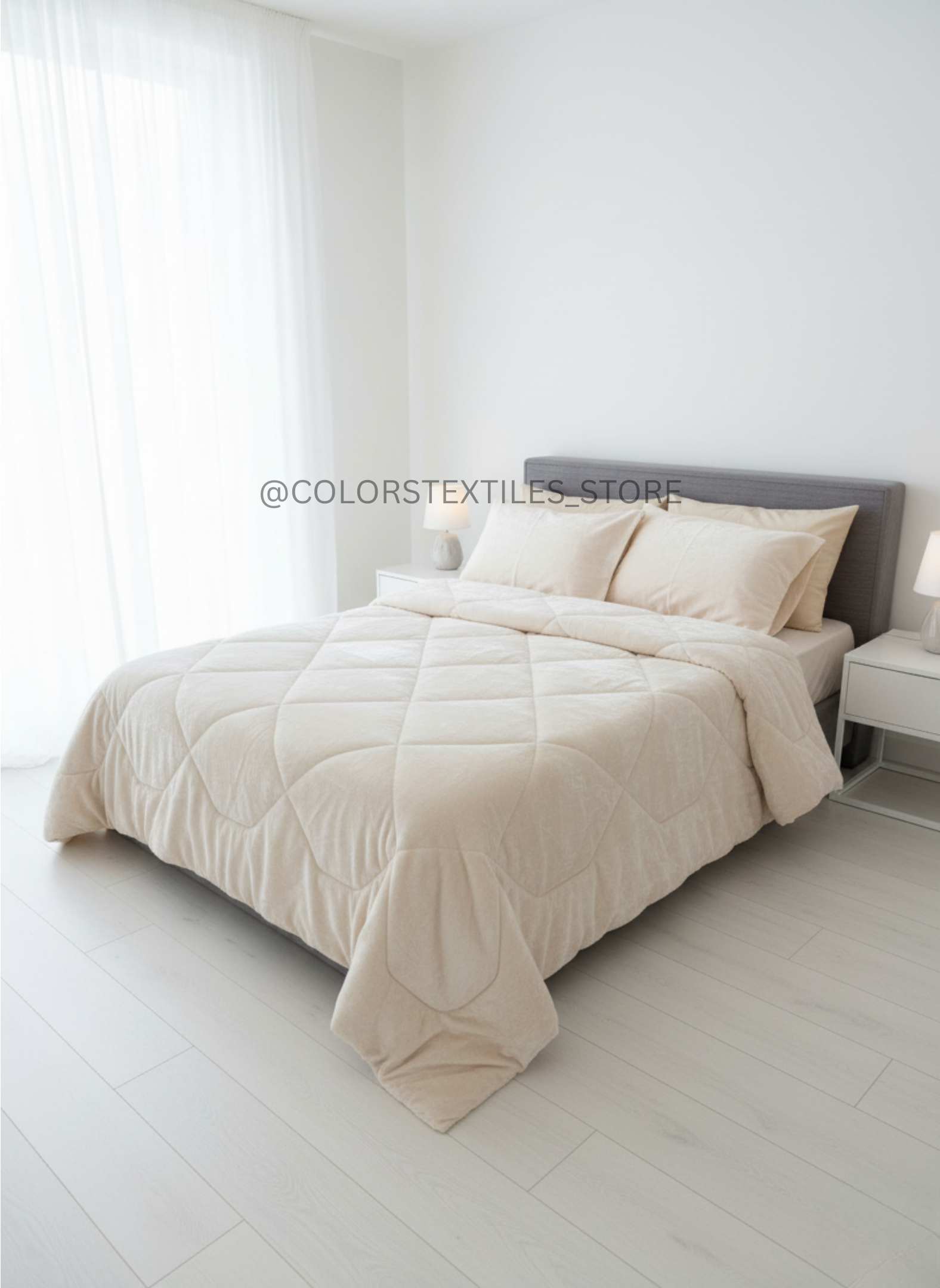 Premium Double-Faced Fur Quilt Set.
