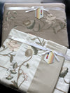 (Bundle) Pure Cotton Coverlet + Embroidered Bed Sheet Set