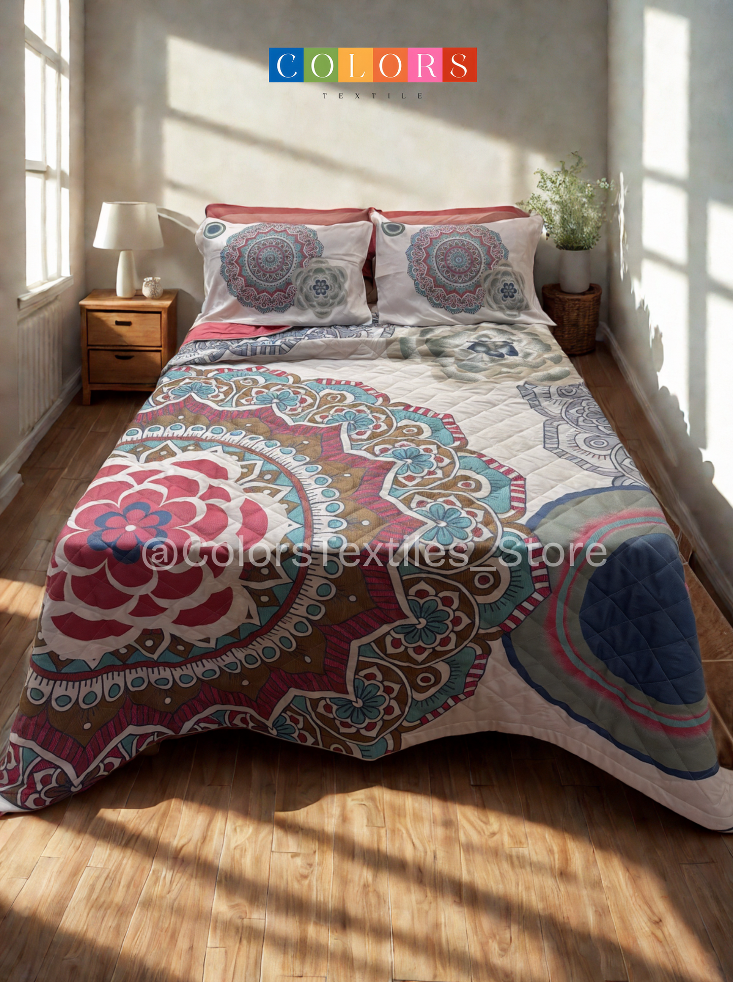 High Quality Spanish Goblan Coverlet Set ( Model 7 )