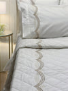 Embroidered Coverlet Set ( Cotton Satin ) (Model 1)