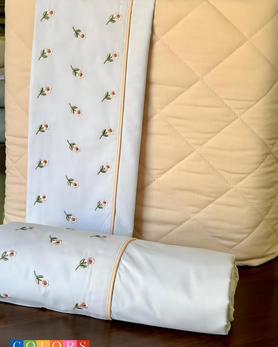 Dual-Tone Coverlet and Bed Sheet Set(PolyCotton)
