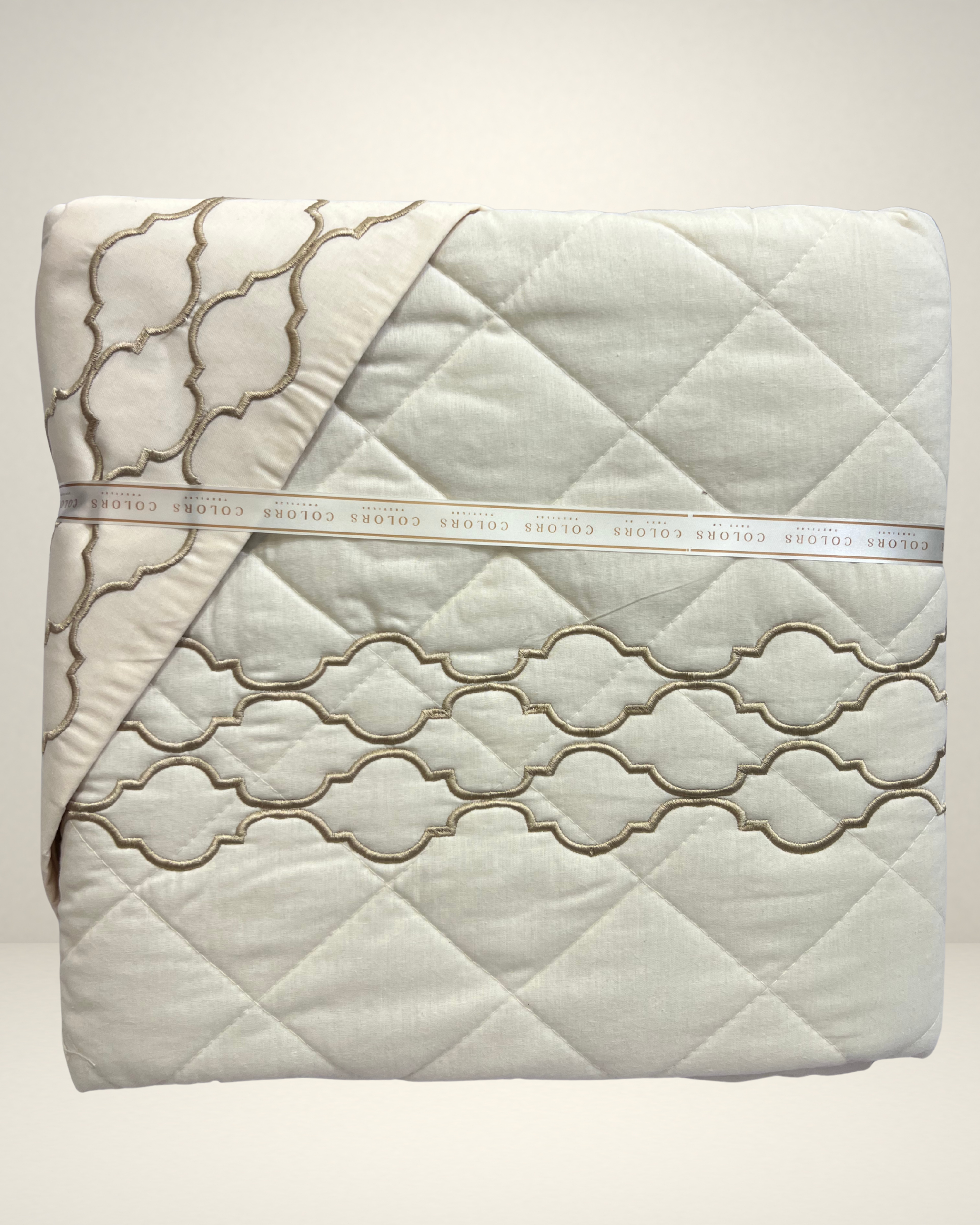 Embroidered Coverlet Set ( Cotton ) (Model 3)