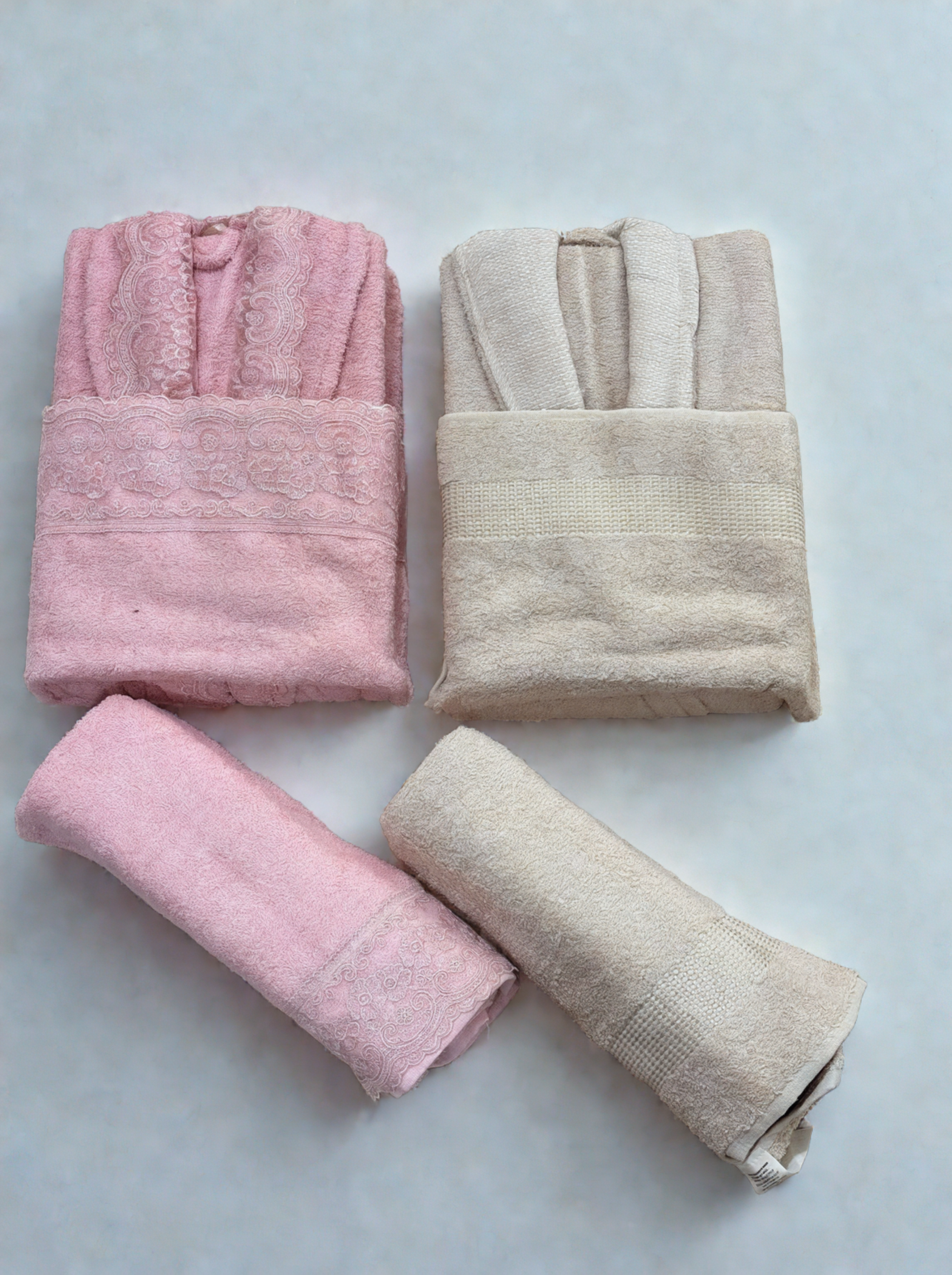 Turkish 6-Piece Bathrobe Set