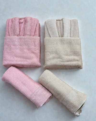 Turkish 6-Piece Bathrobe Set