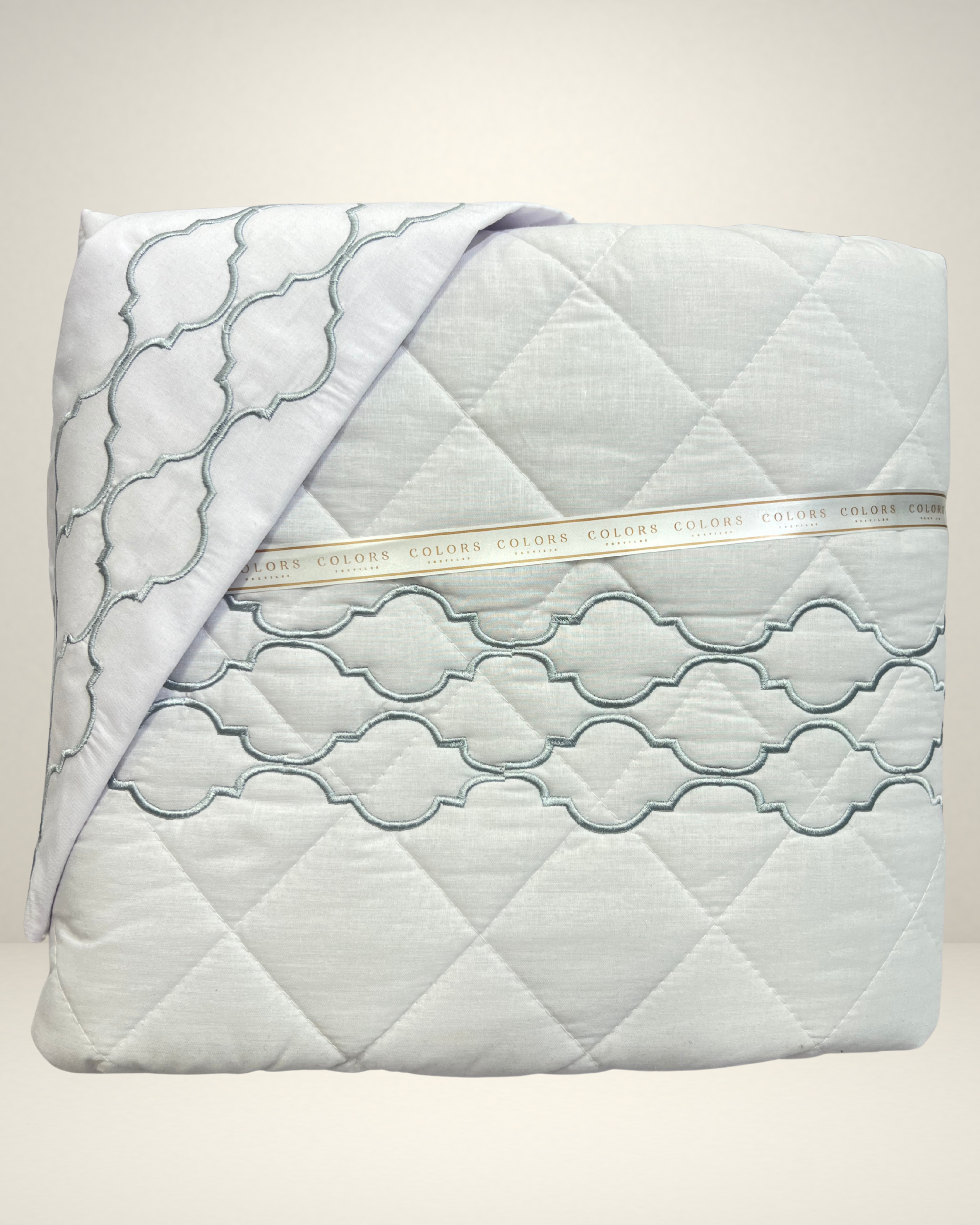 Embroidered Coverlet Set ( Cotton ) (Model 3)