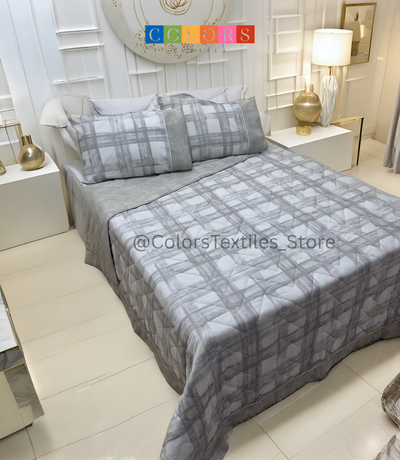 PolyCotton Coverlet Set (Model 10)