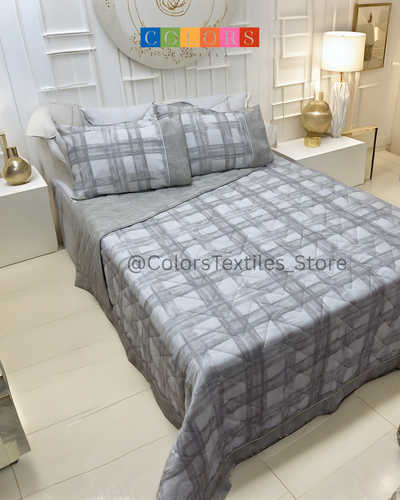 PolyCotton Coverlet Set (Model 10)