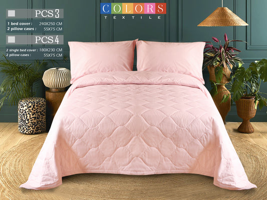 Solid-Color Coverlet Set (PolyCotton)