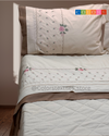 Embroidered Coverlet Set ( Cotton ) (Model 5)