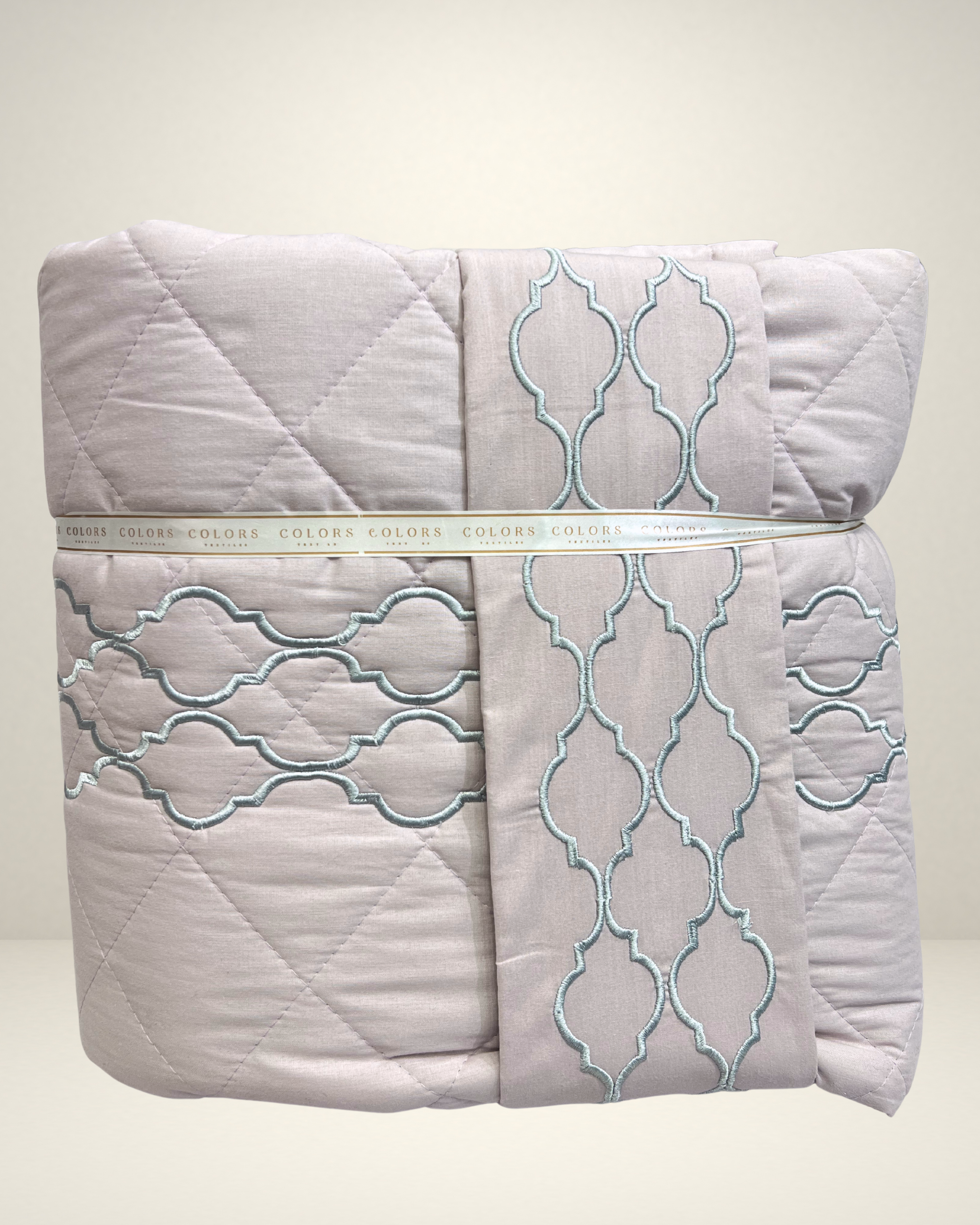Embroidered Coverlet Set ( Cotton ) (Model 3)