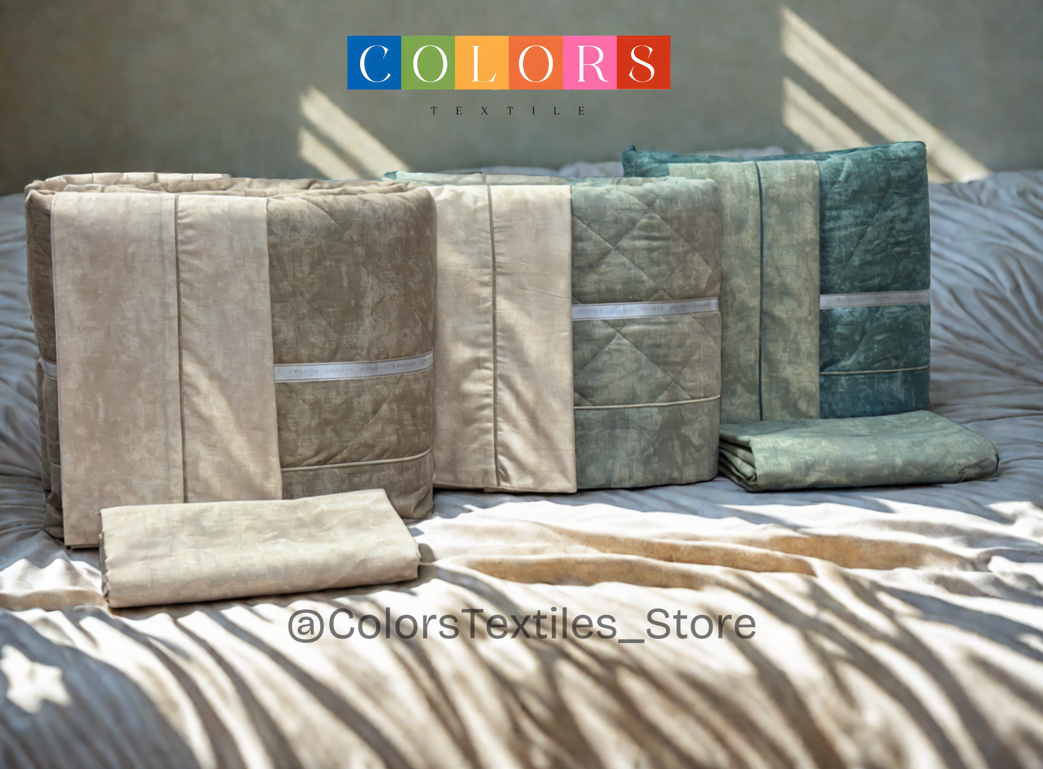 Elegant Textured Coverlet with bed sheet Set.