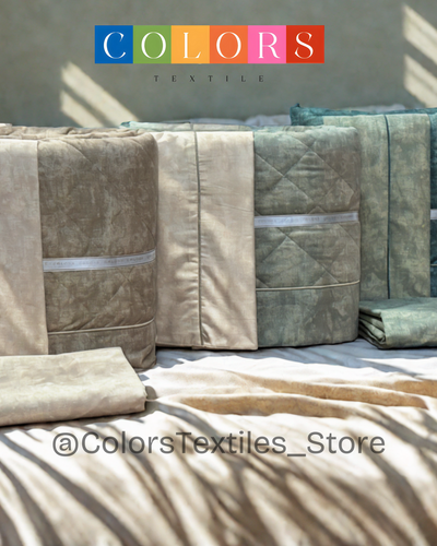 Elegant Textured Coverlet with bed sheet Set