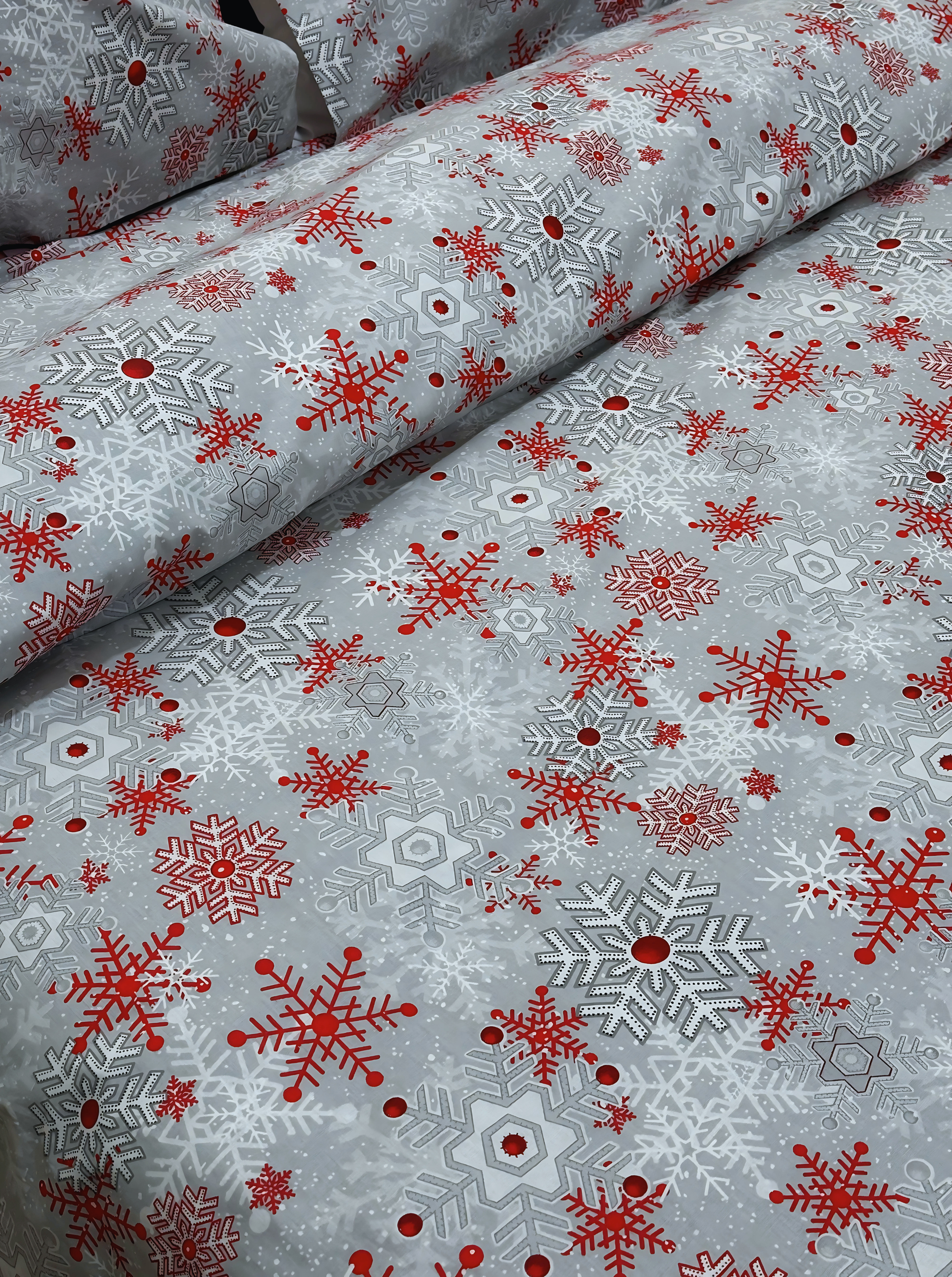 Festive Christmas Magic Bed Sheet Set (Pure Ranforce Cotton)