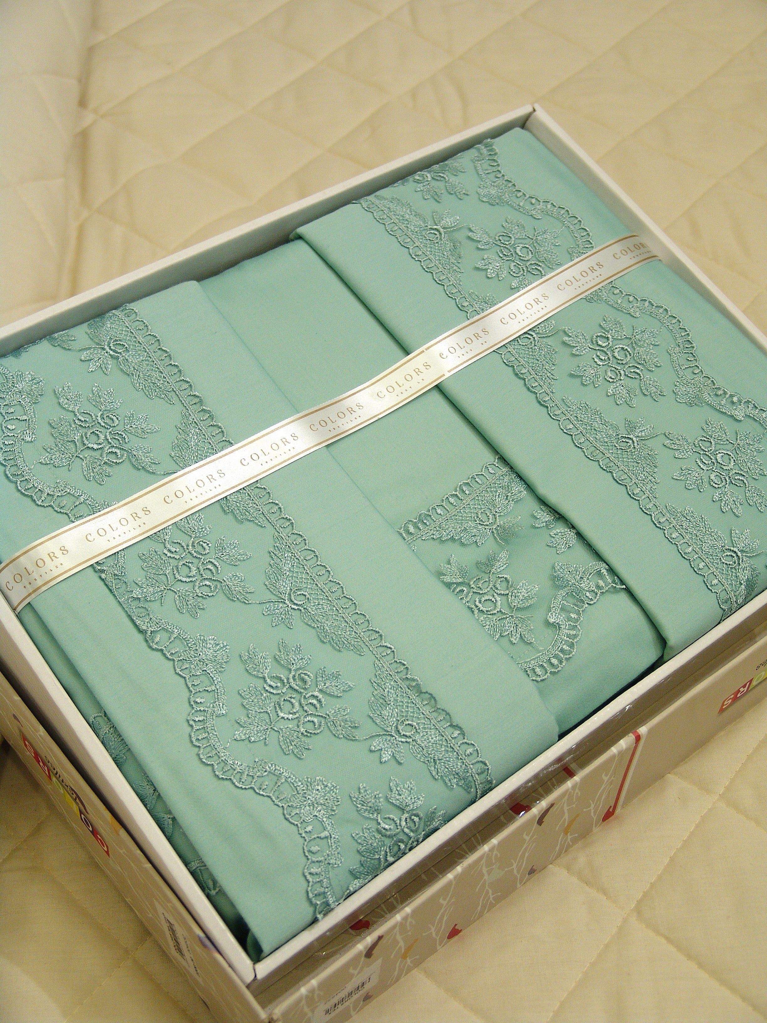 Turkish Cotton Bed Sheet with Jubeir (100% Pure Cotton).