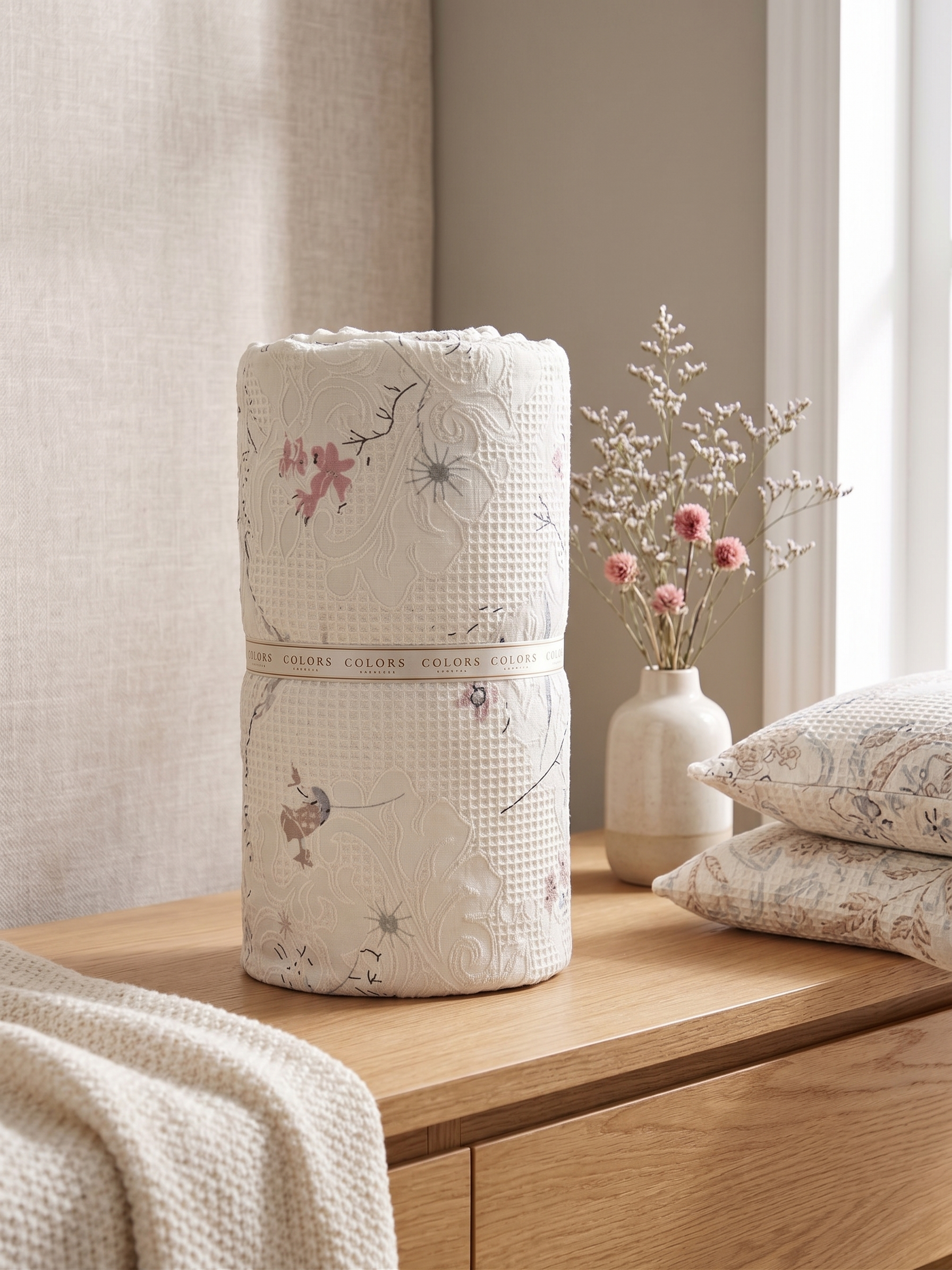 100% Cotton Light Coverlet