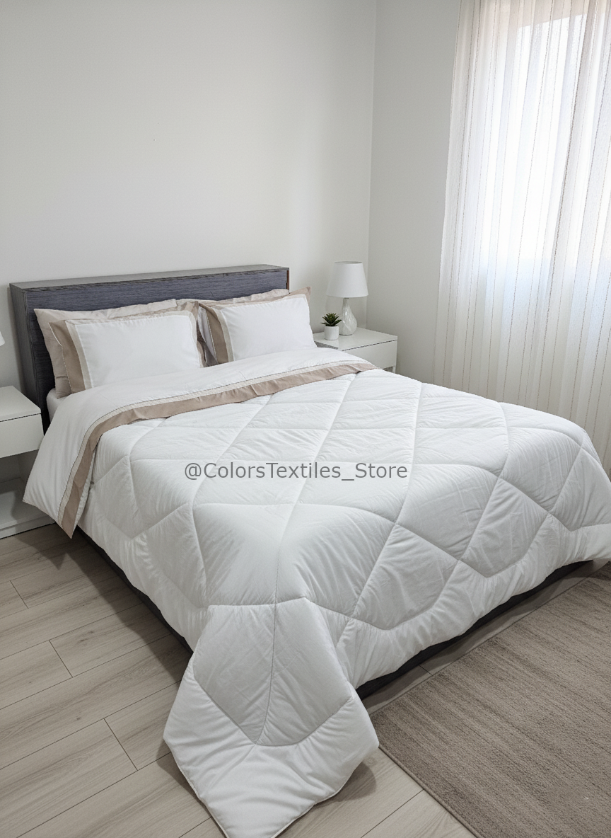 Embroidered Quilt Set ( Cotton )