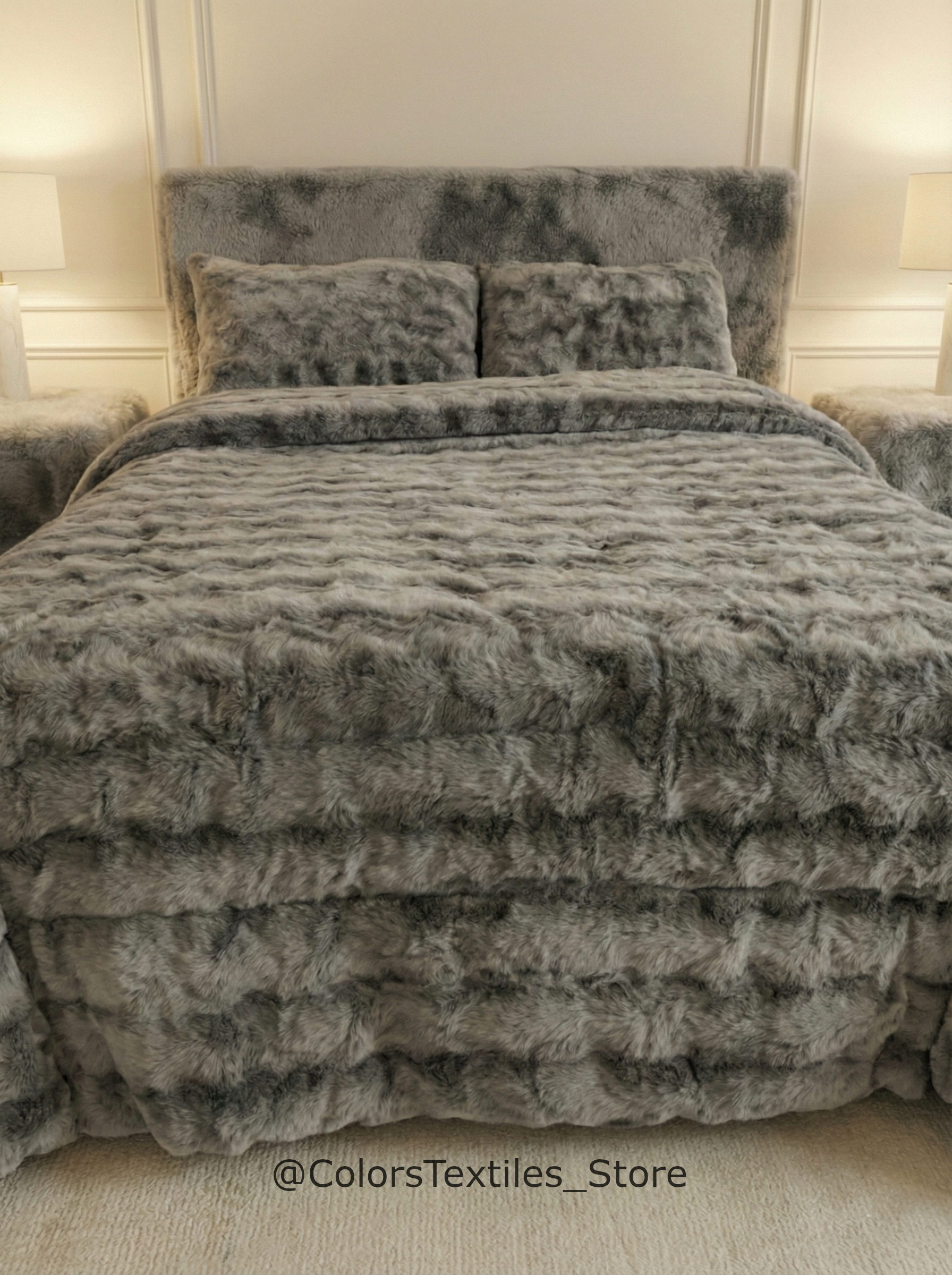 Premium Double-Faced Fur Quilt Set ( Model 2 )