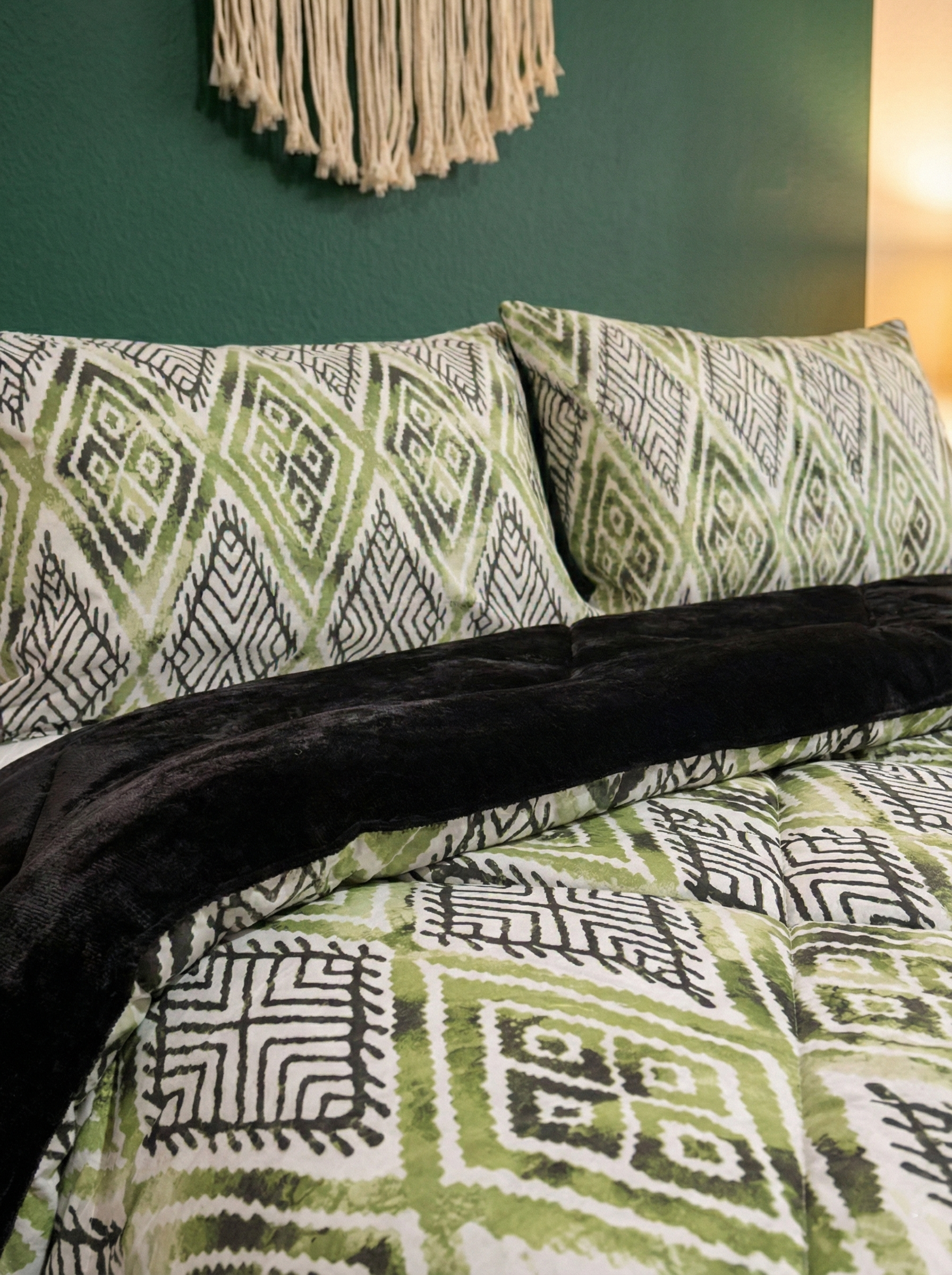 Dual-Faced Fur X Cotton Quilt Set ( Model 27 )