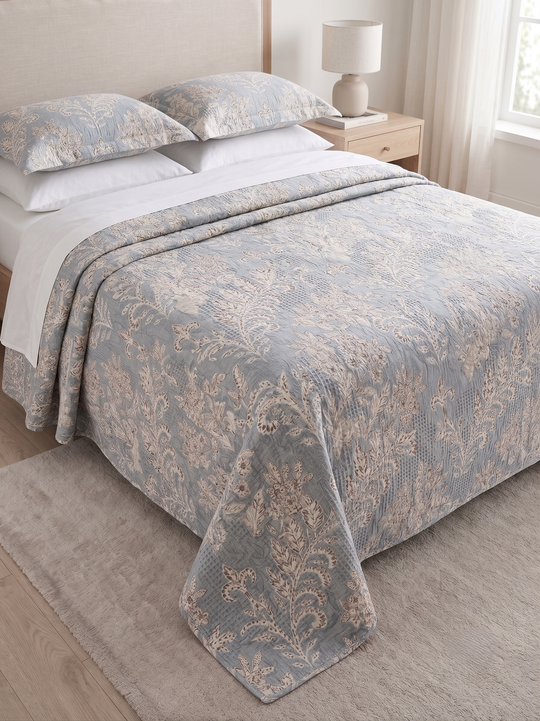 100% Cotton Light Coverlet