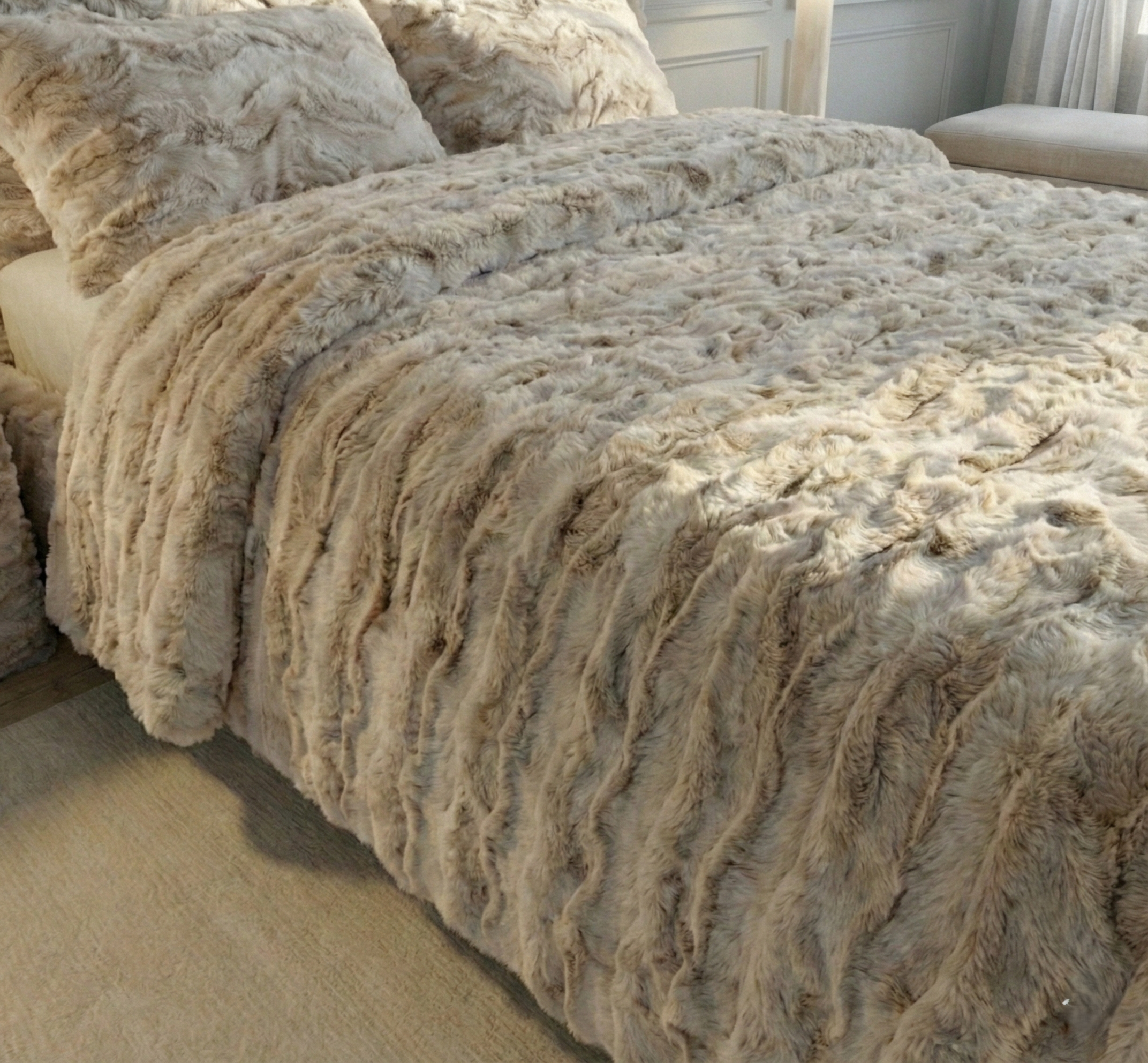 Premium Double-Faced Fur Quilt Set ( Model 2 )