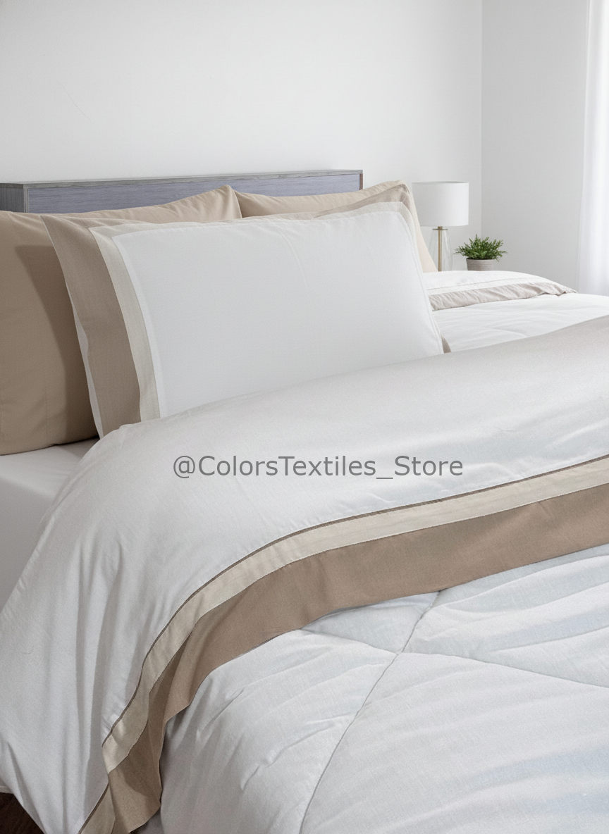 Embroidered Quilt Set ( Cotton )