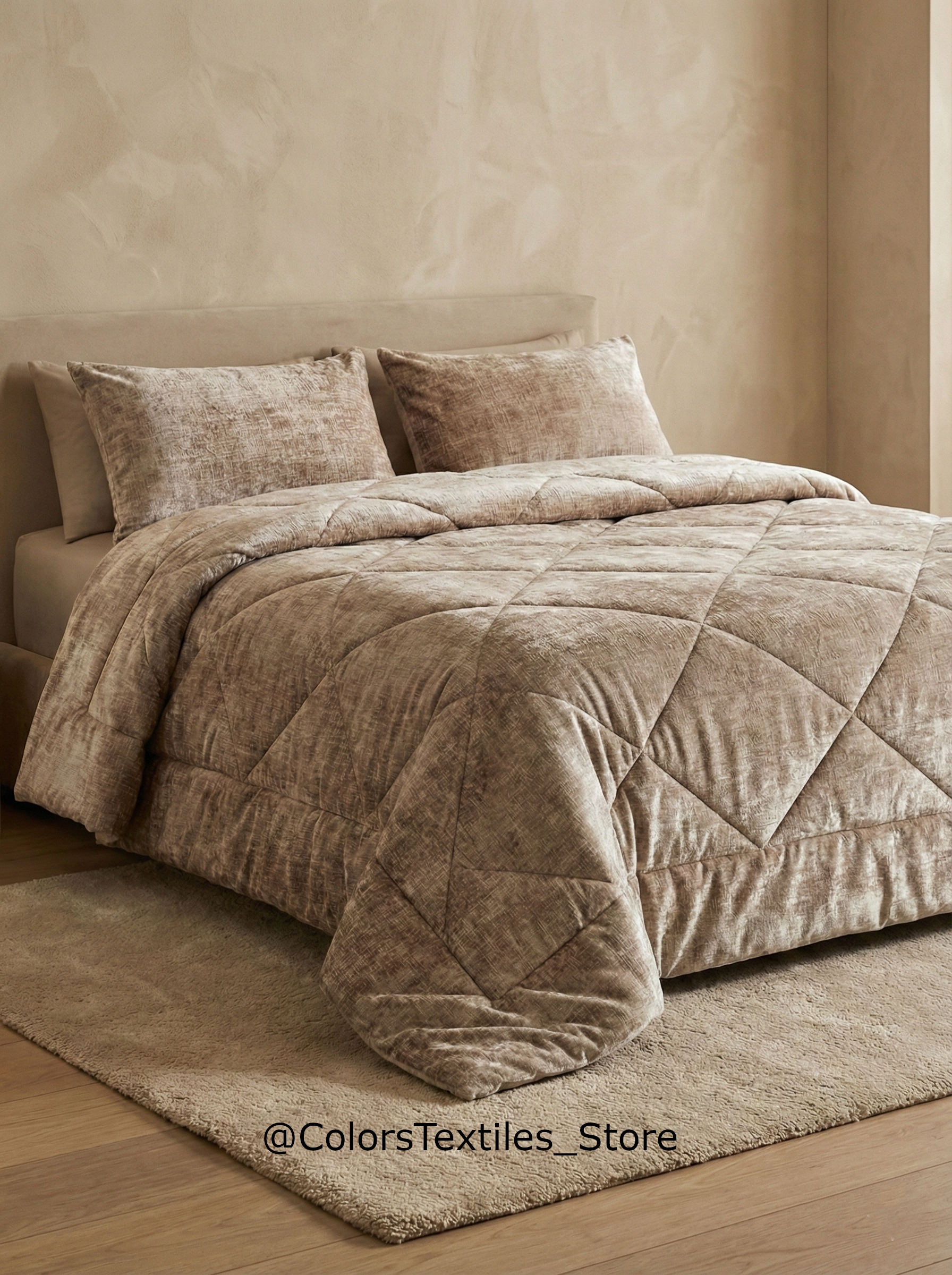 Premium Double-Faced Fur Quilt Set ( Model 3 )