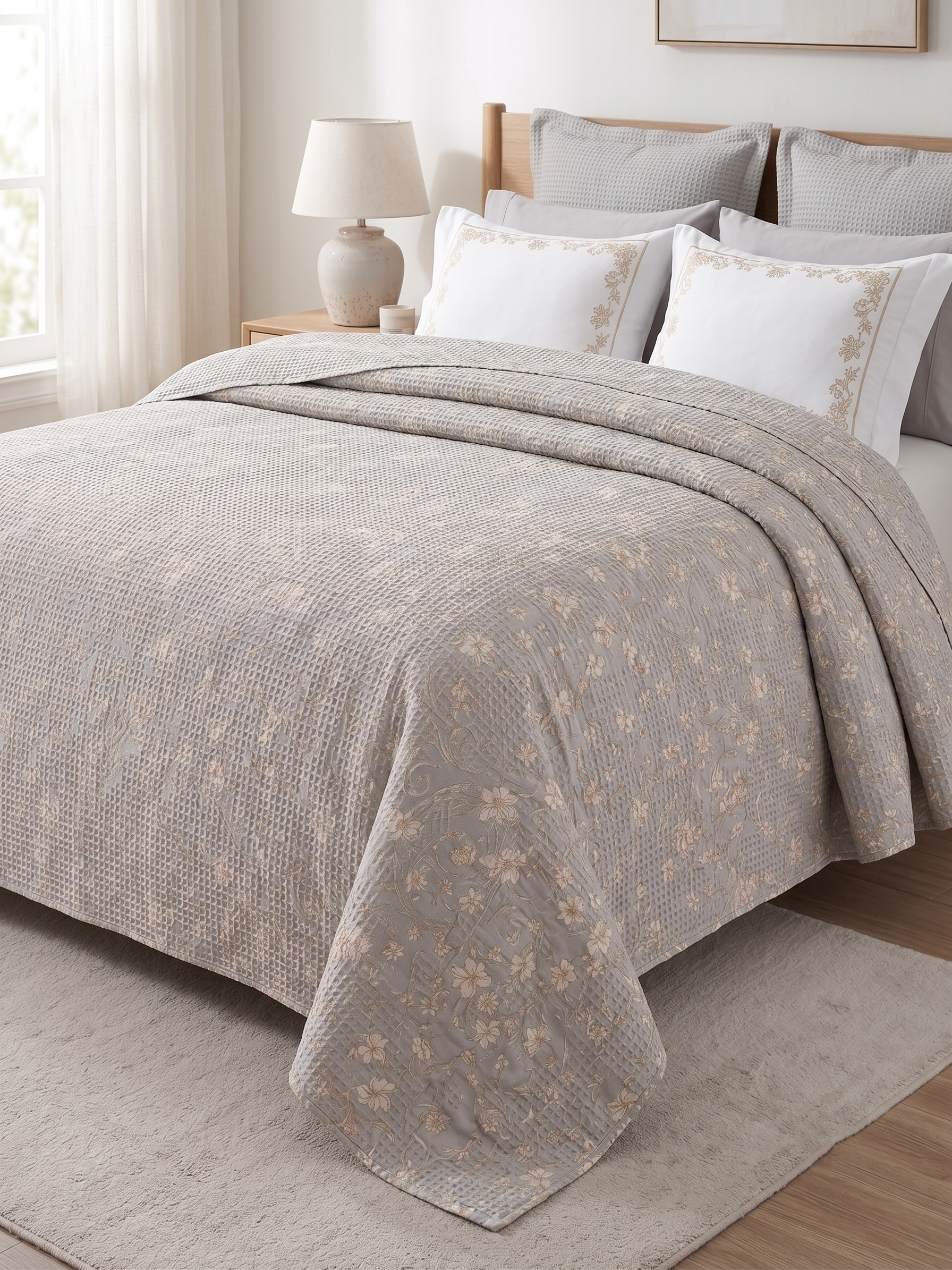 100% Cotton Light Coverlet