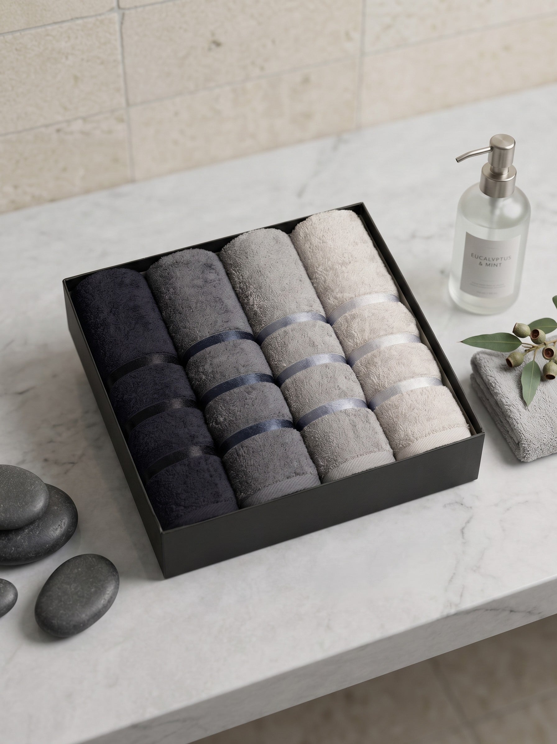 Pure Cotton Bath Towels Set