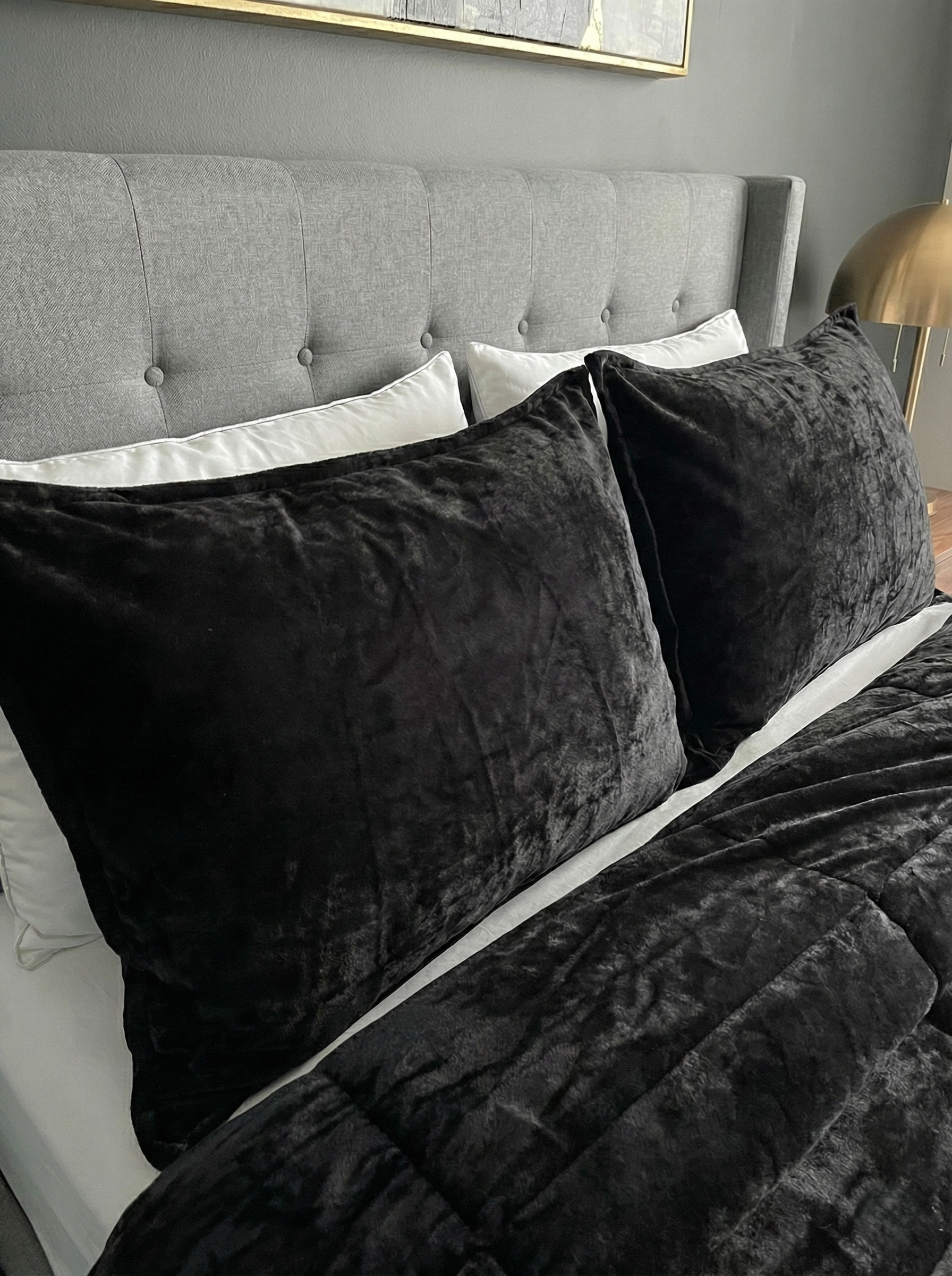 Double-Faced Fur Quilt Set ( Model 4 )