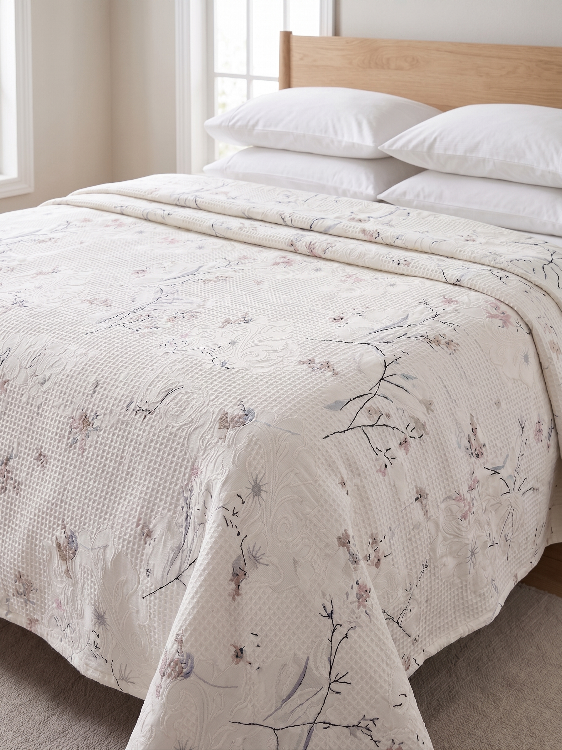 100% Cotton Light Coverlet