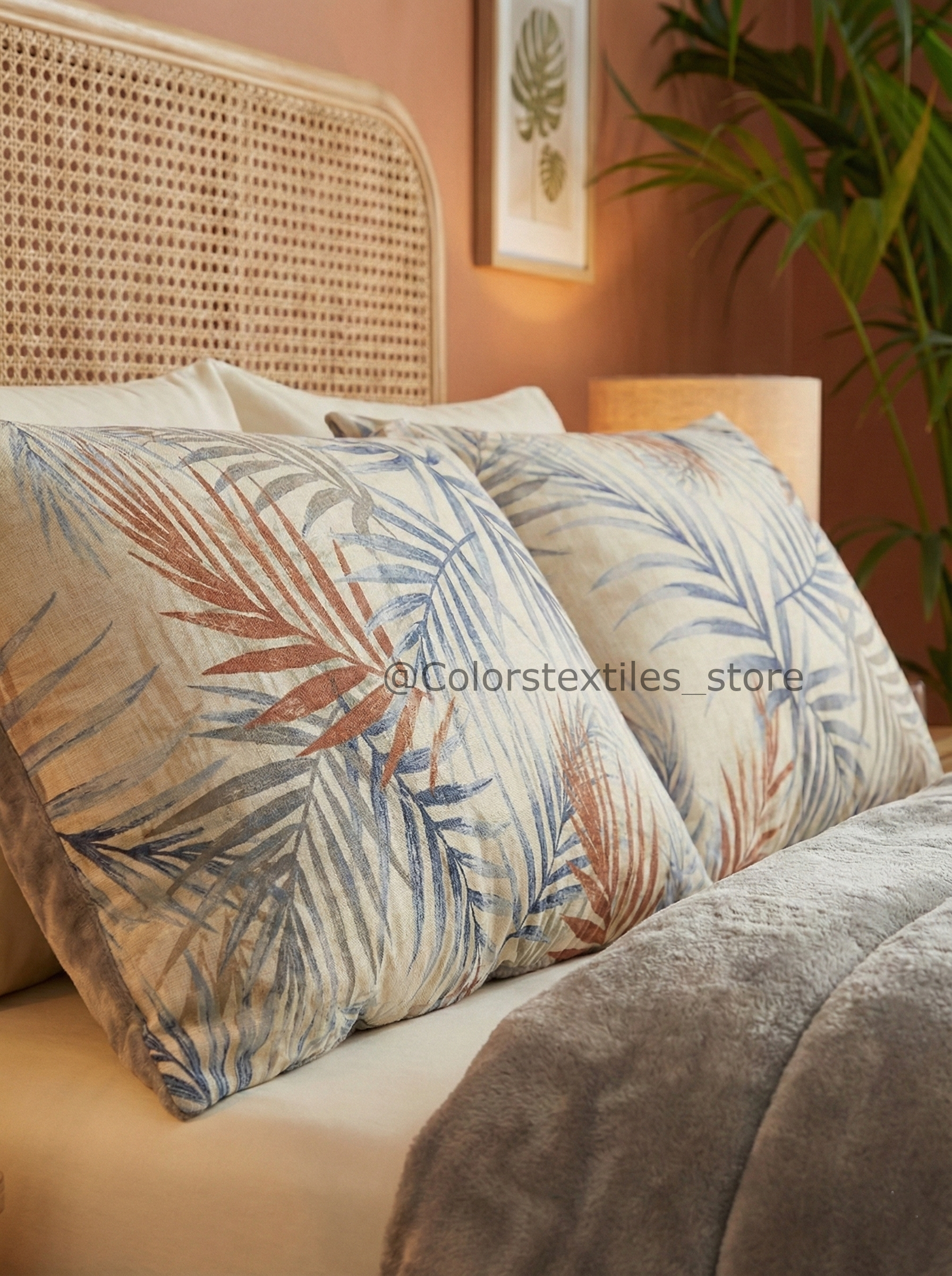 Dual-Faced Fur X Cotton Quilt Set ( Model 23 )