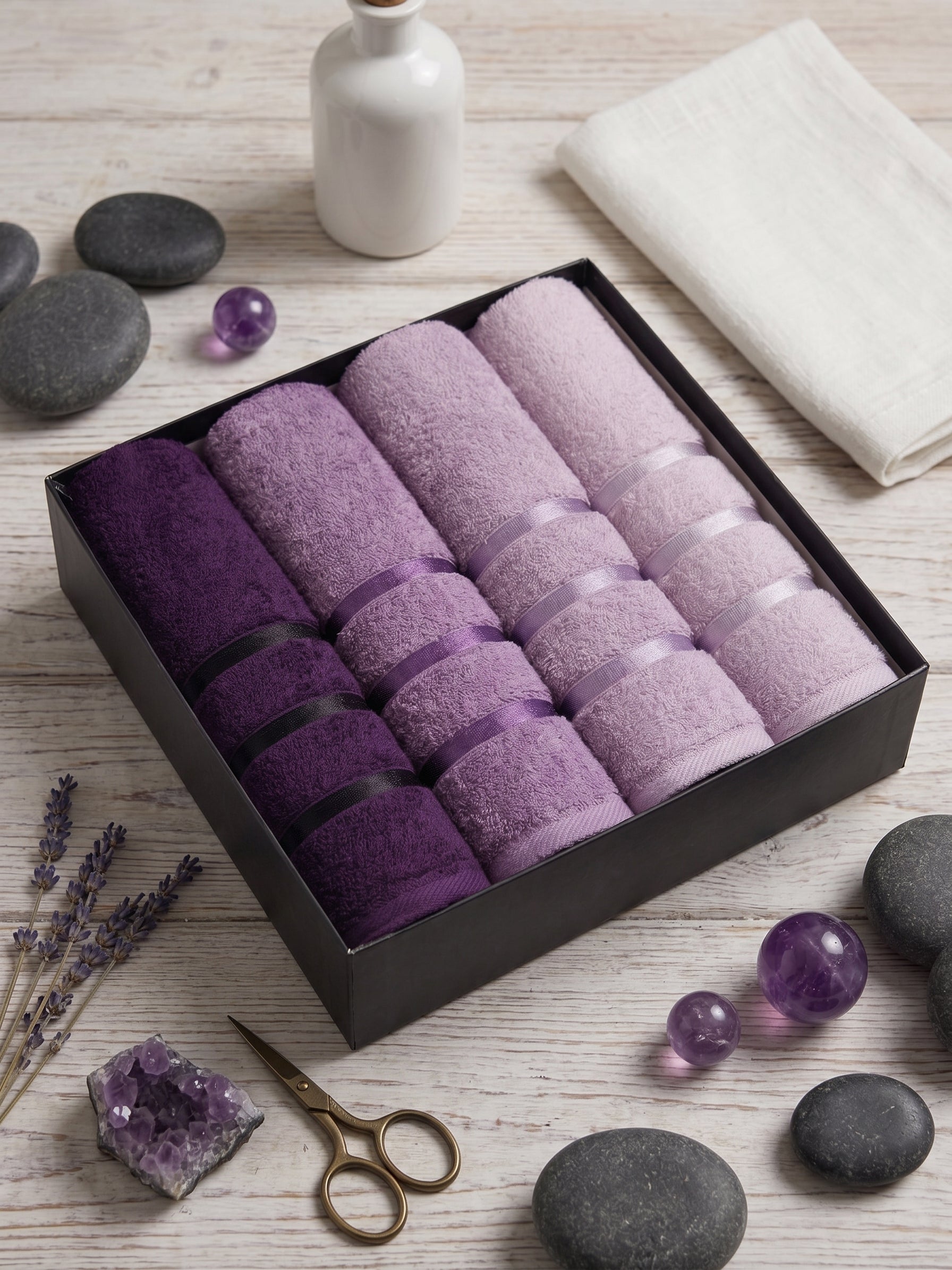 Pure Cotton Bath Towels Set