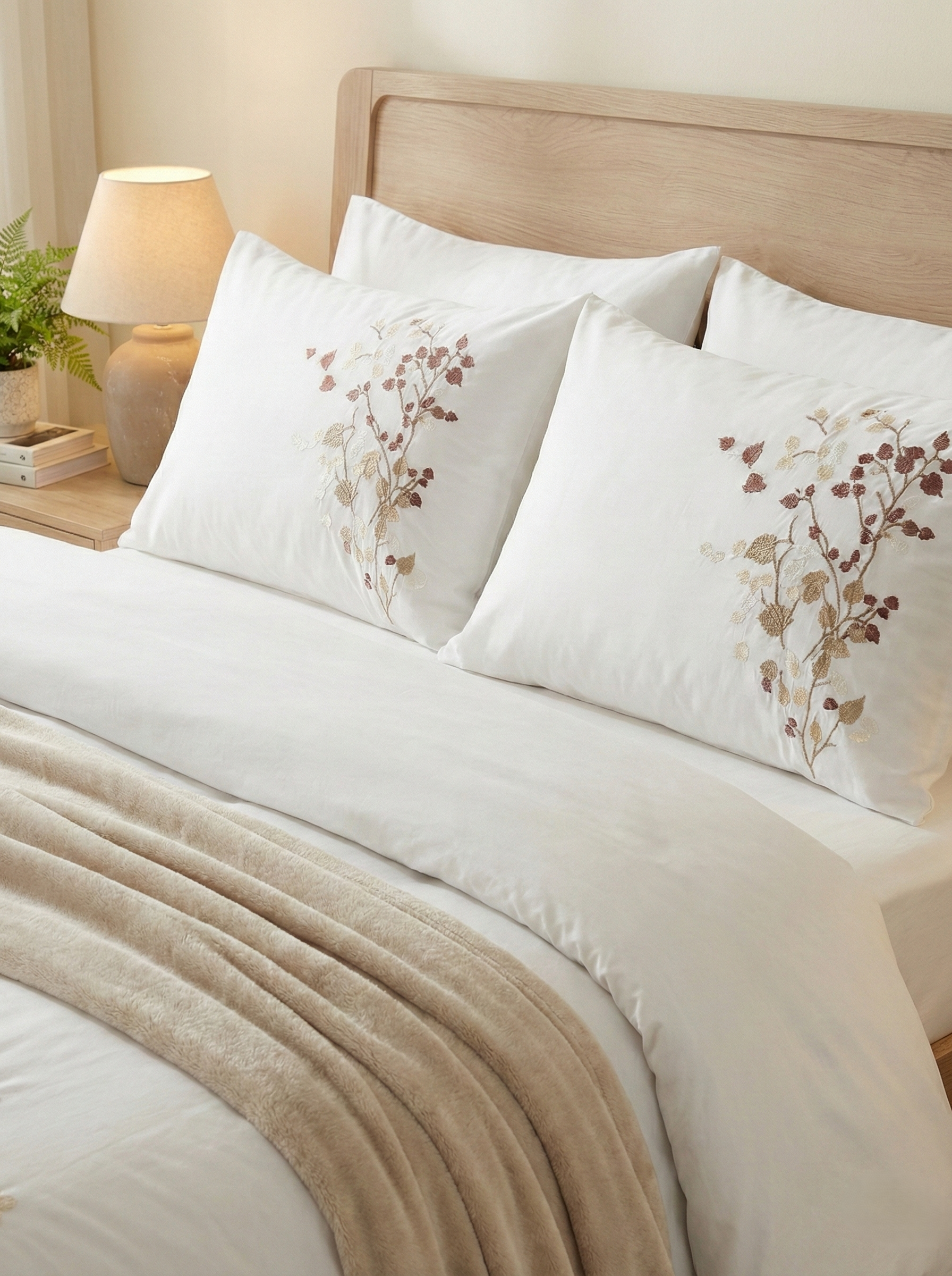 PolyCotton Embroidered Bed Sheet Set (Model 27)