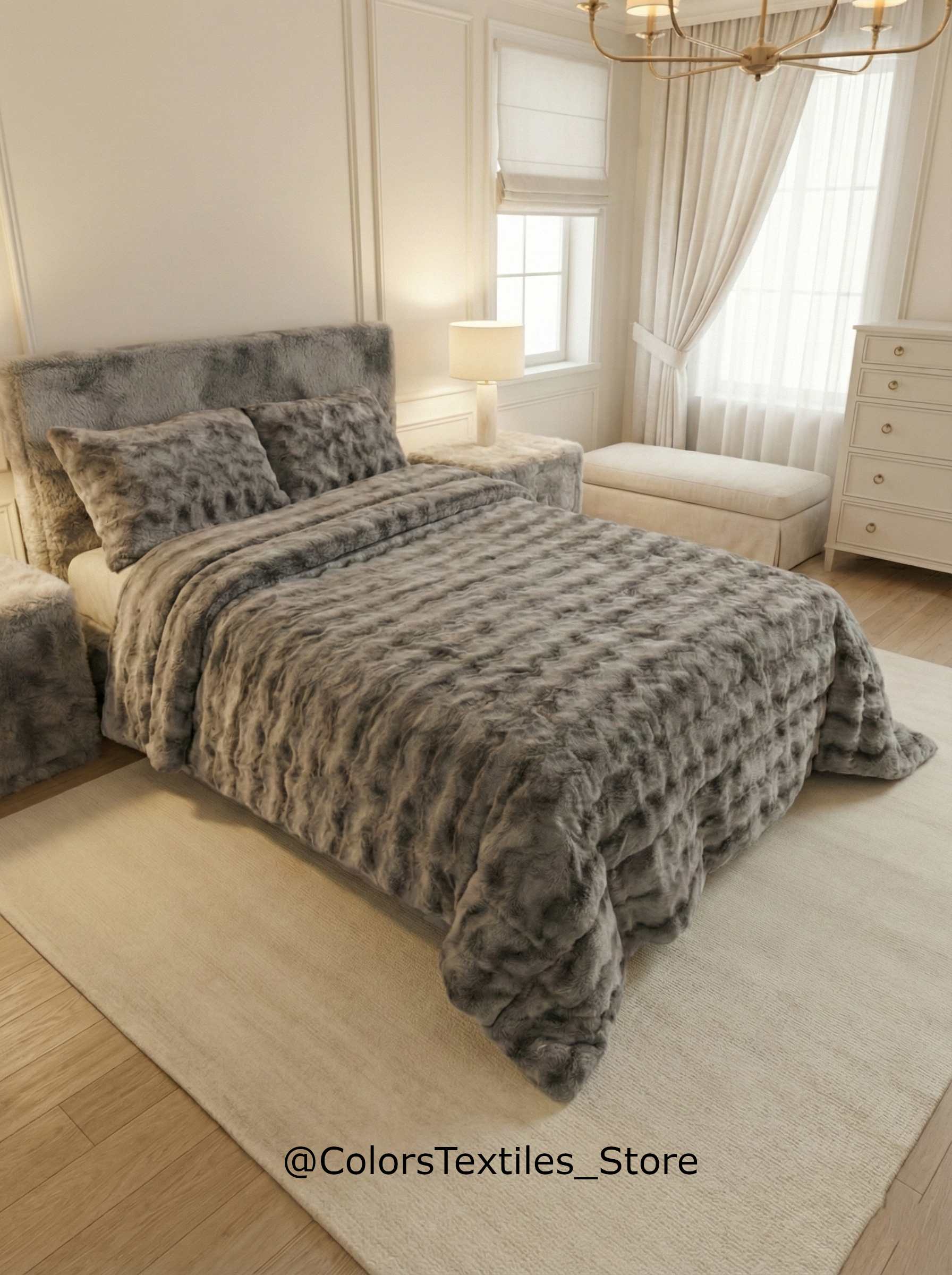 Premium Double-Faced Fur Quilt Set ( Model 2 )