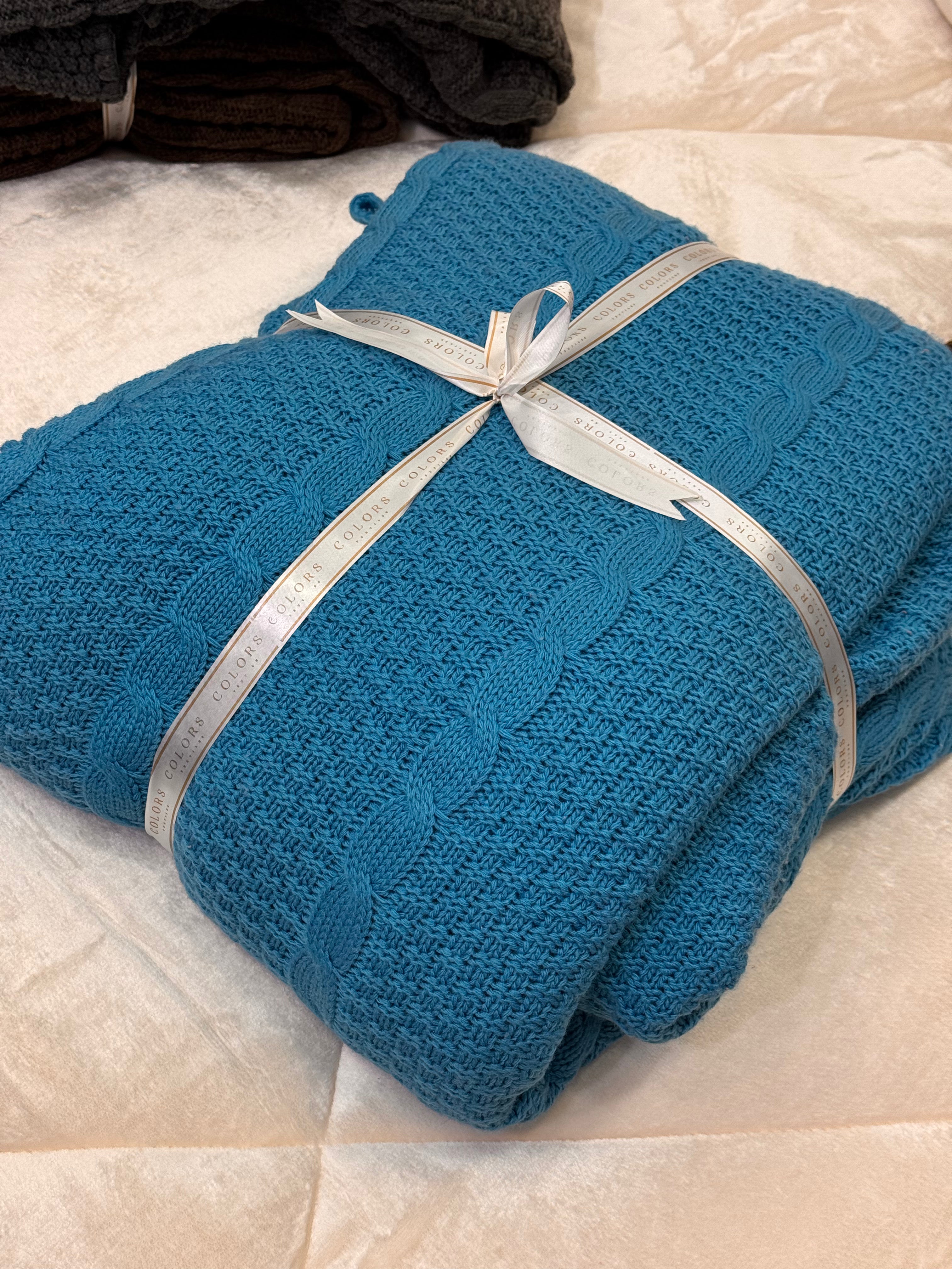 Premium Plain Triko Throws.