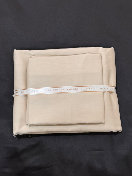 Luxurious Soft Cotton Satin Bed Sheet Set