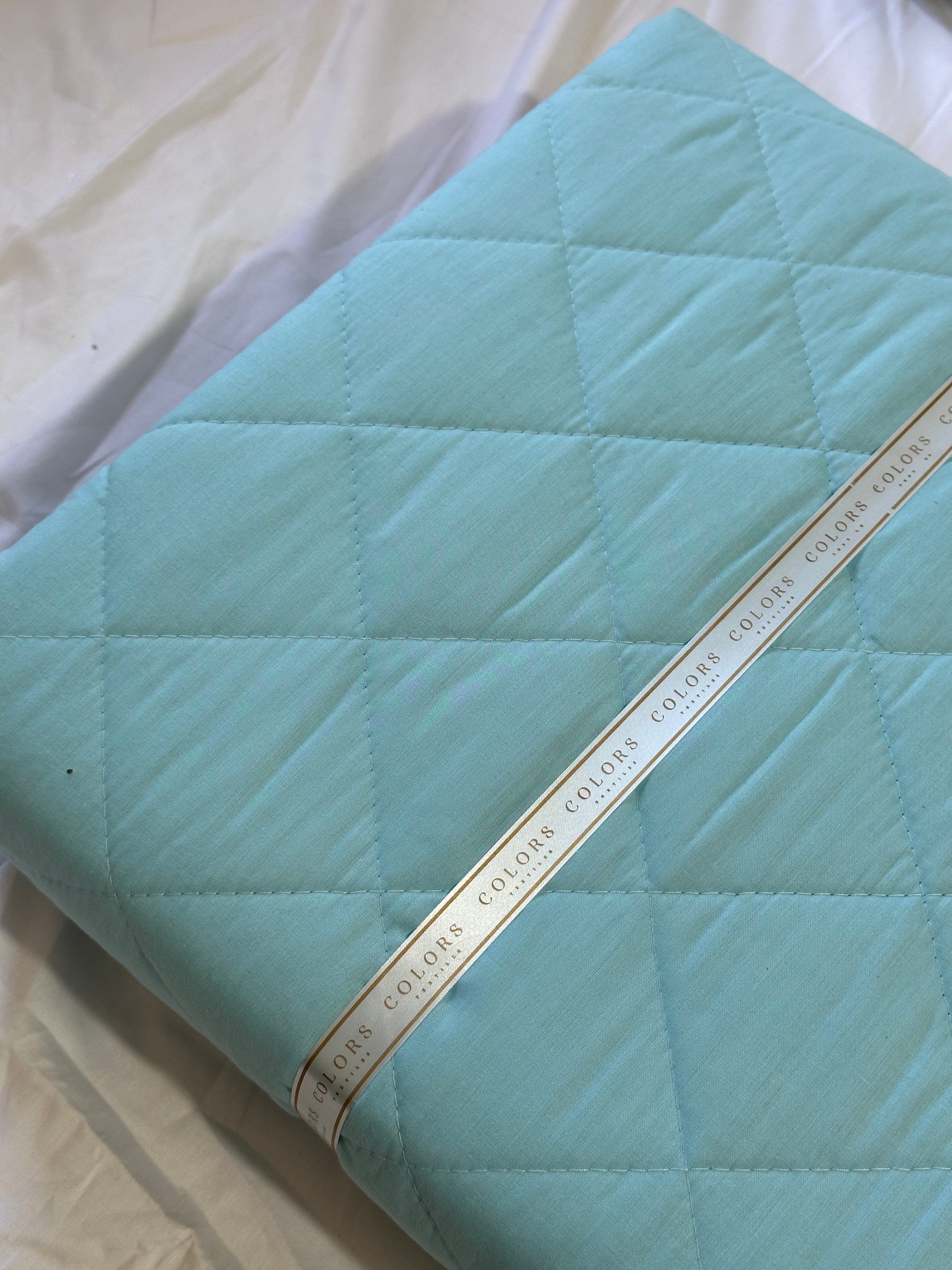 Solid-Color Coverlet Set ( Cotton )