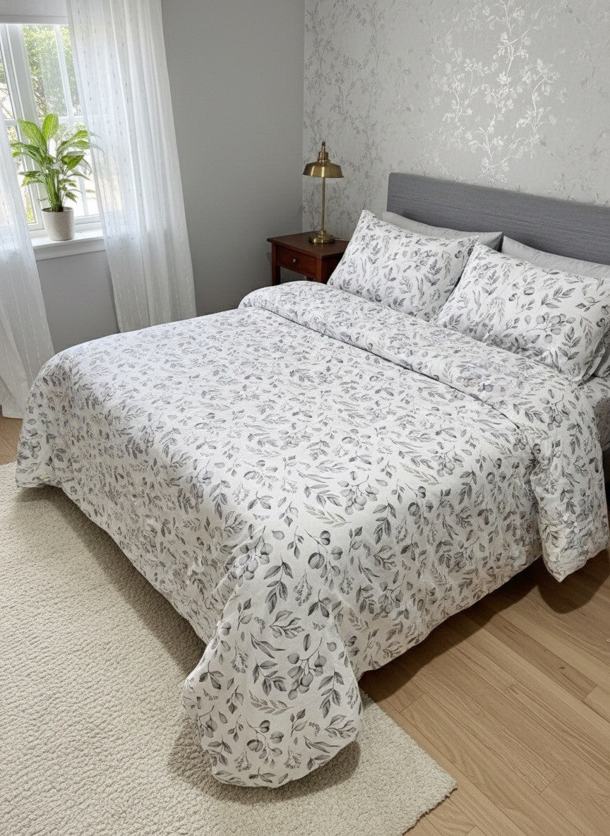 Printed Cotton Bedsheet Set ( Model 11 )