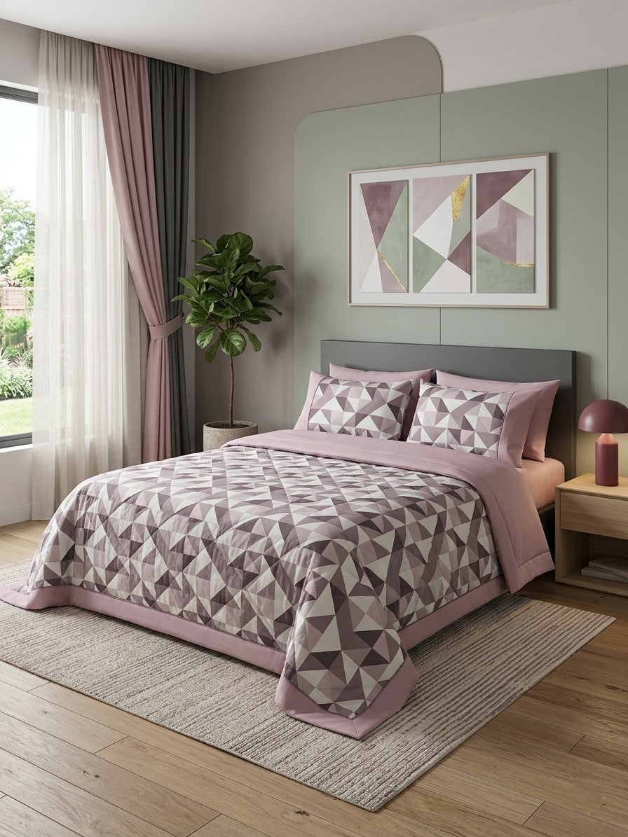 New Pure Ranforce Cotton Coverlet Set (Model 8)