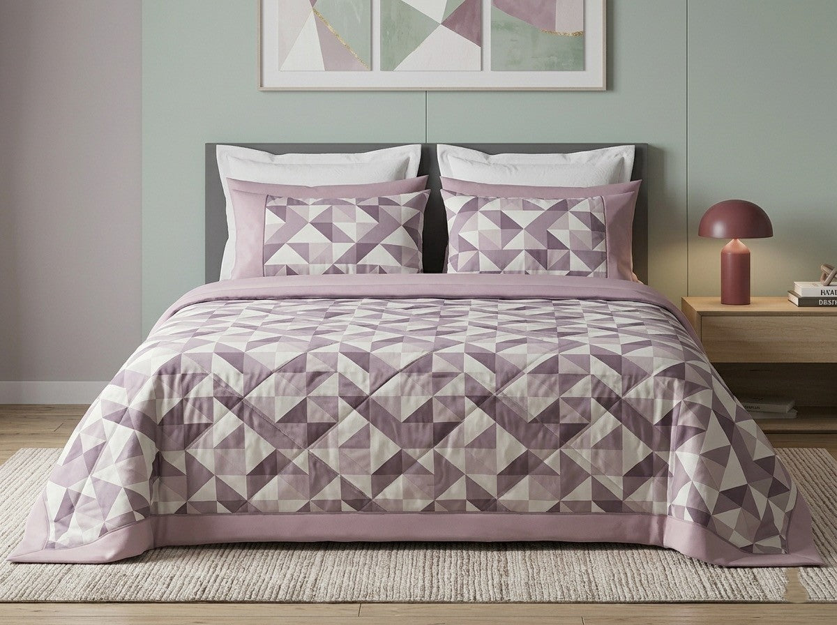 New Pure Ranforce Cotton Coverlet Set (Model 8)