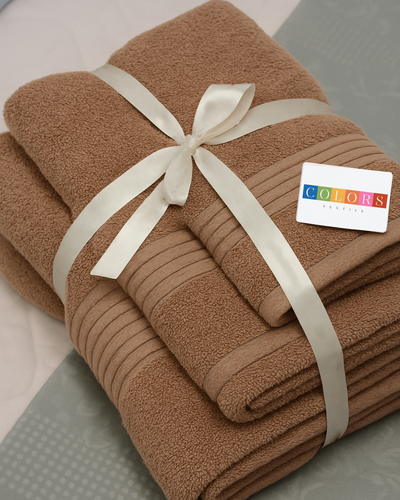 Pure Comfort 3-Piece Cotton Towel Set