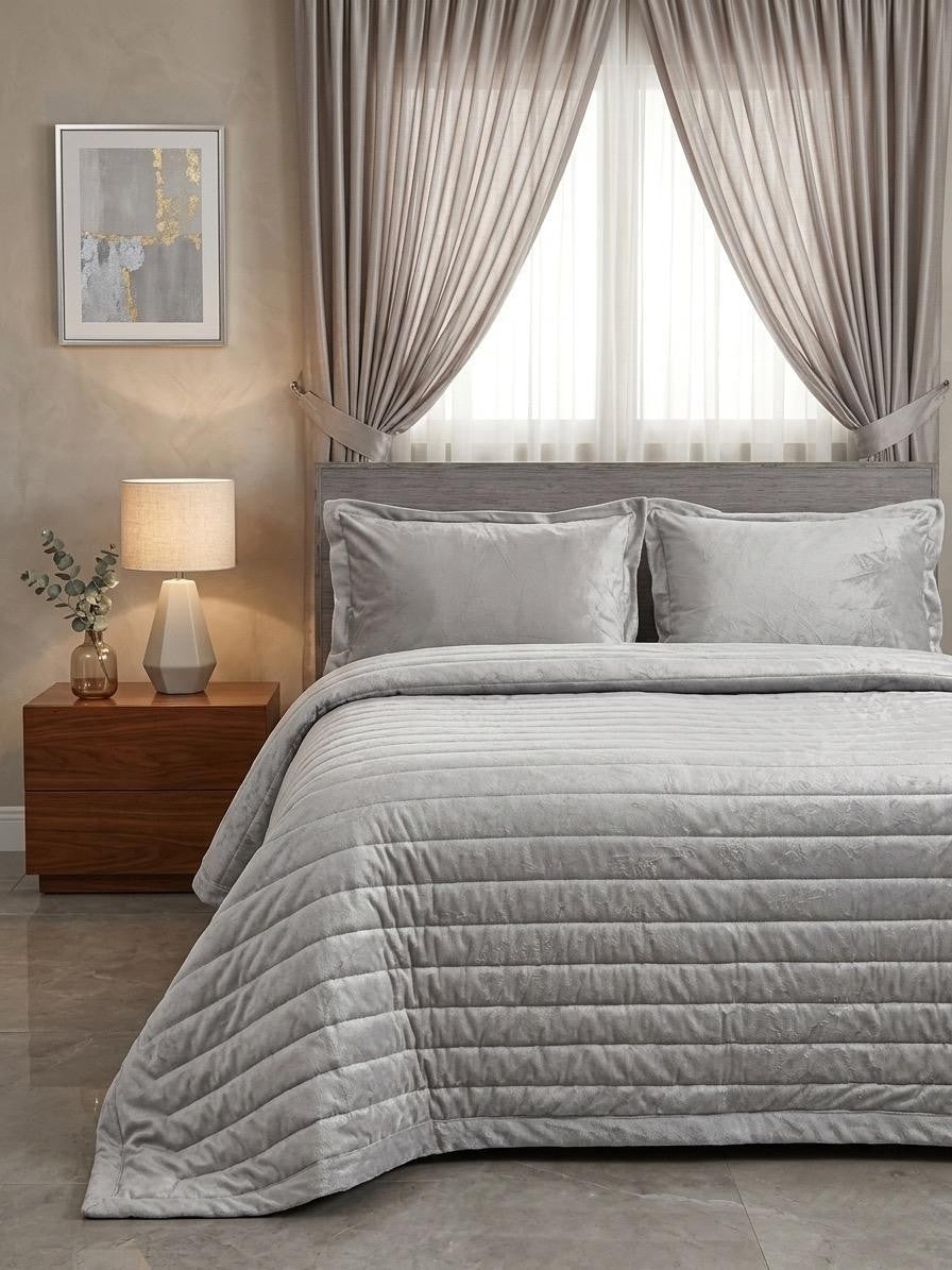 Velvet Coverlet Set