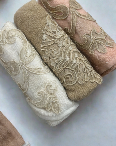 Turkish Hand Towels Set - 3 Pcs