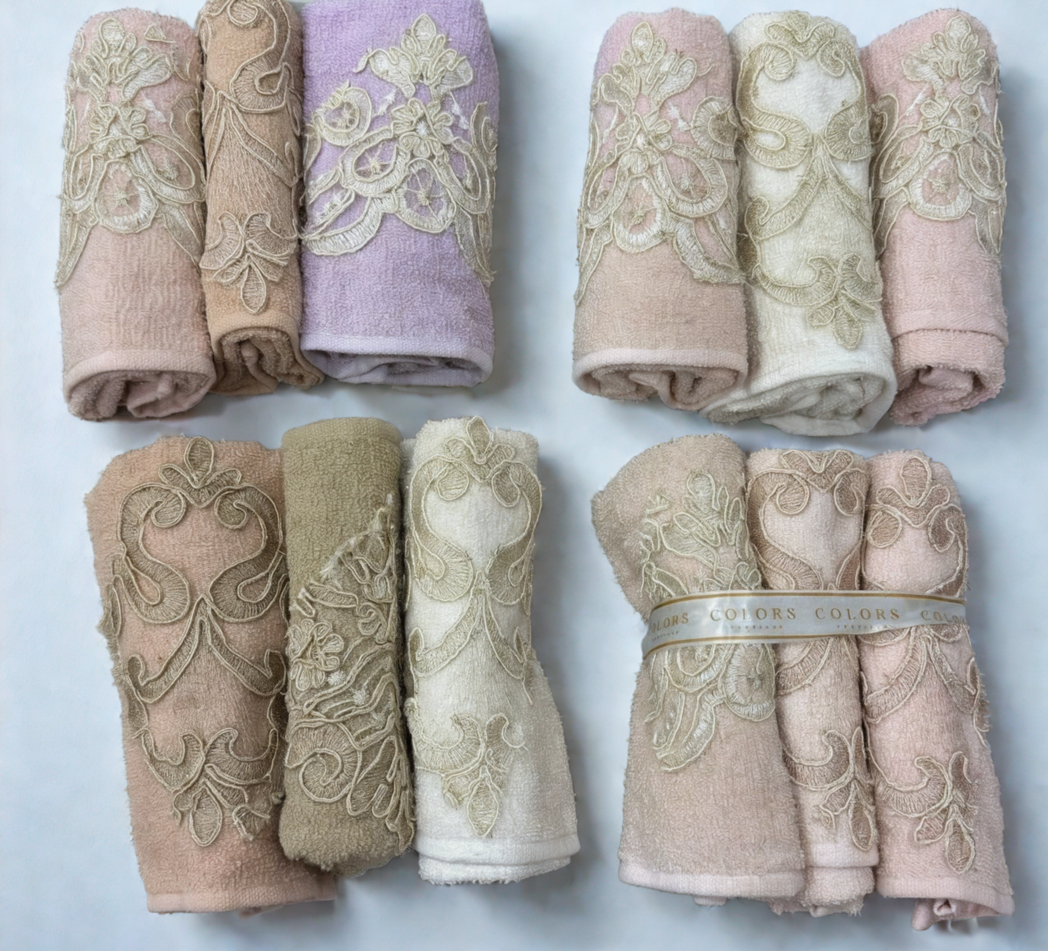 Turkish Hand Towels Set - 3 Pcs