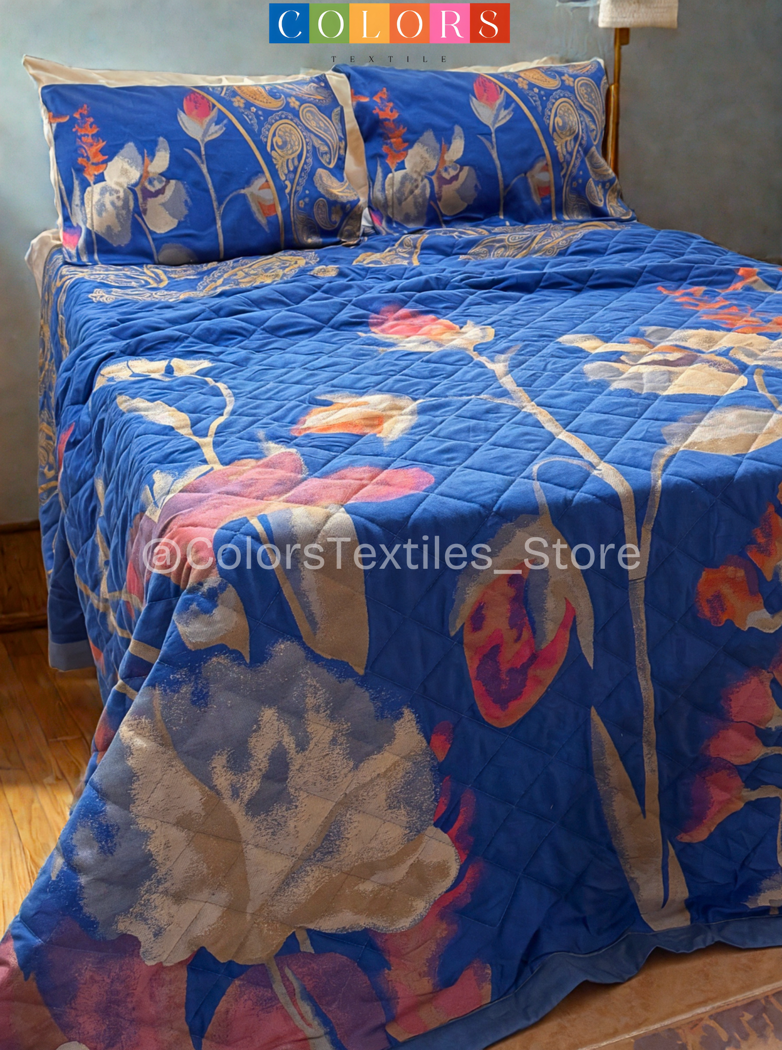 High Quality Spanish Goblan Coverlet Set ( Model 6 ).
