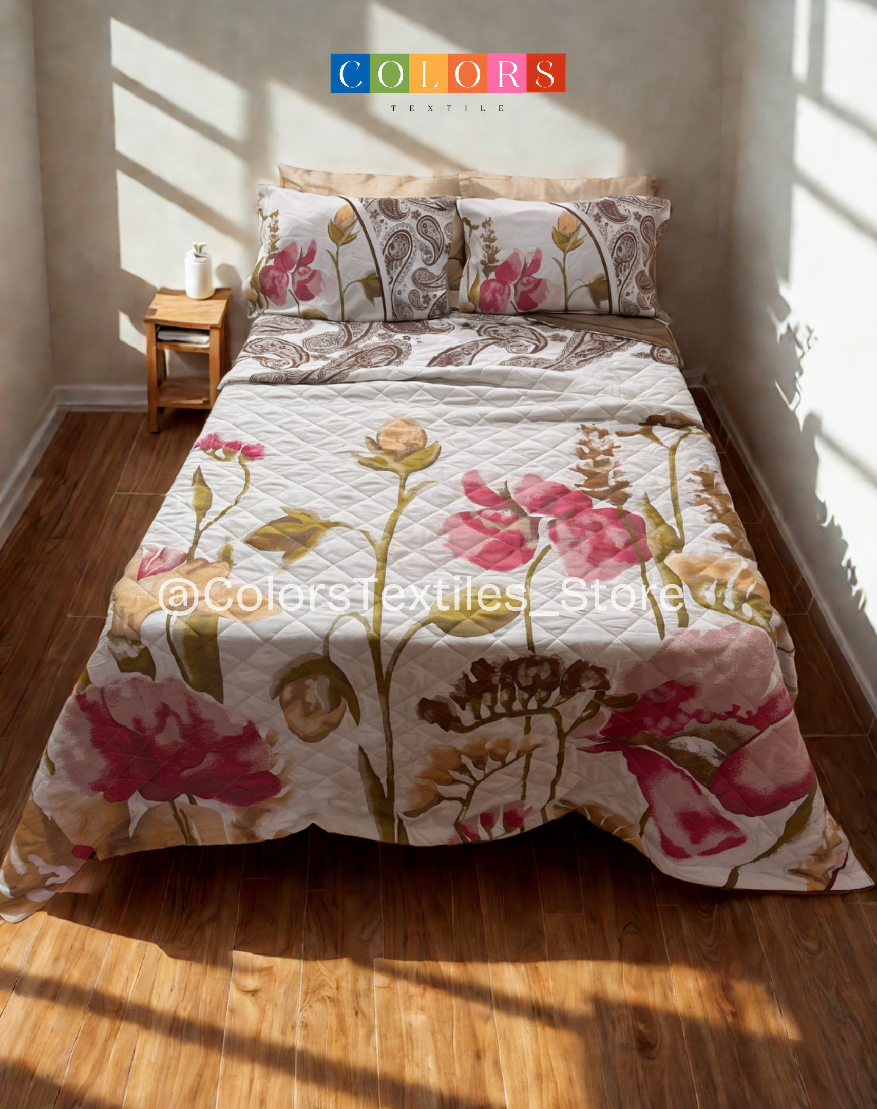 High Quality Spanish Goblan Coverlet Set ( Model 9 ).