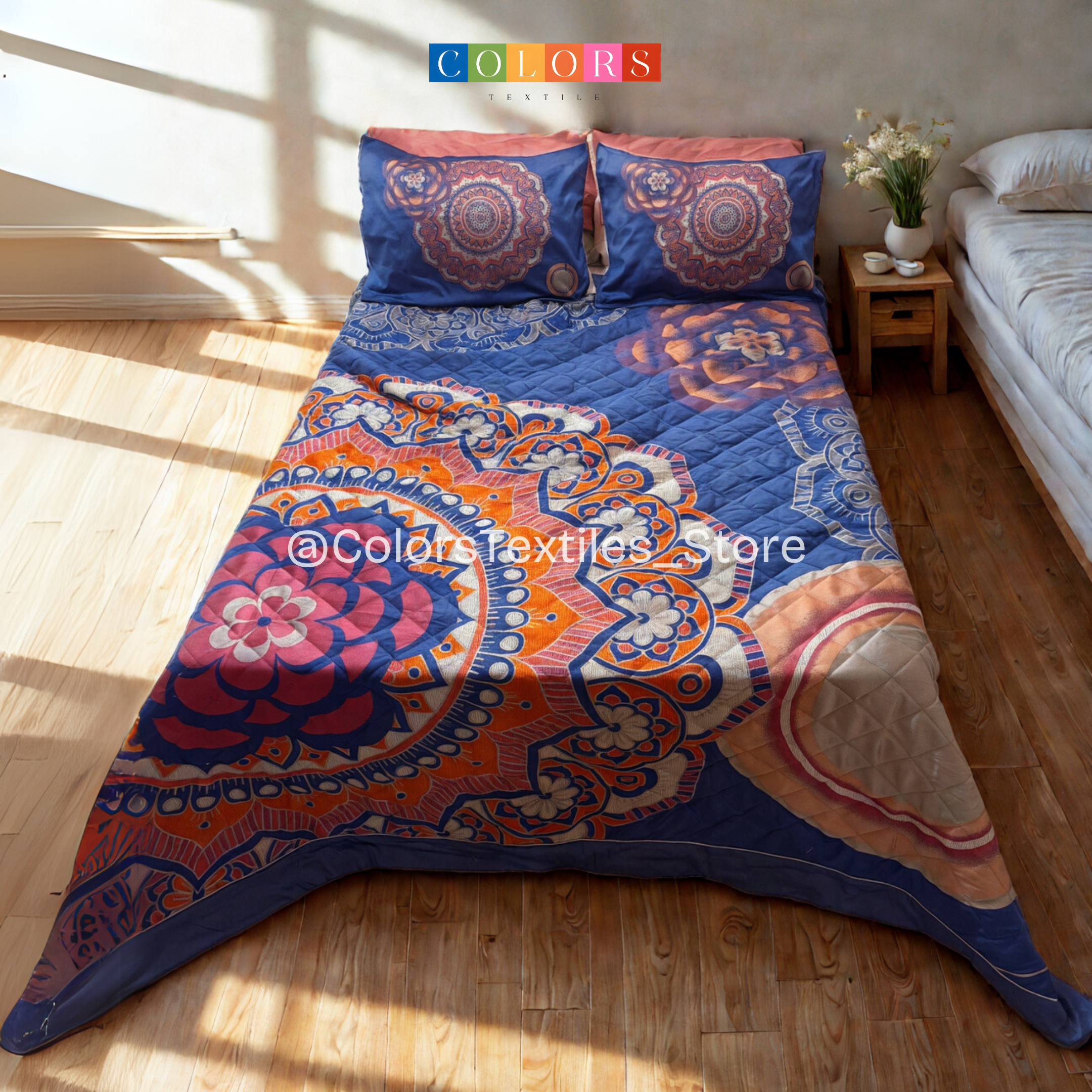 High Quality Spanish Goblan Coverlet Set ( Model 10 ).