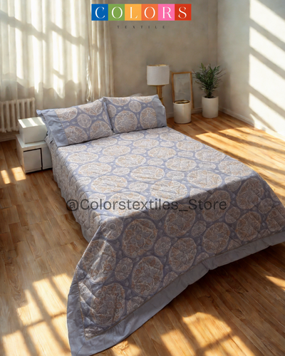 PolyCotton  Coverlet Set (Model 8)
