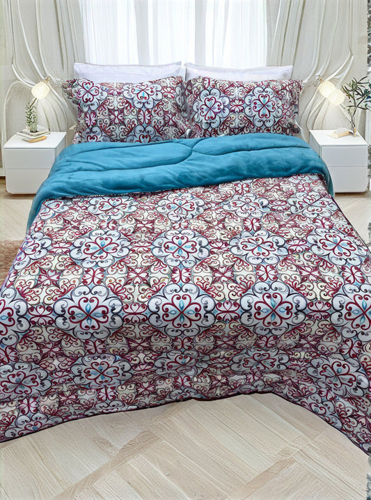 Premium Cotton Quilt Set (Model 4) - Limited Time Sale!