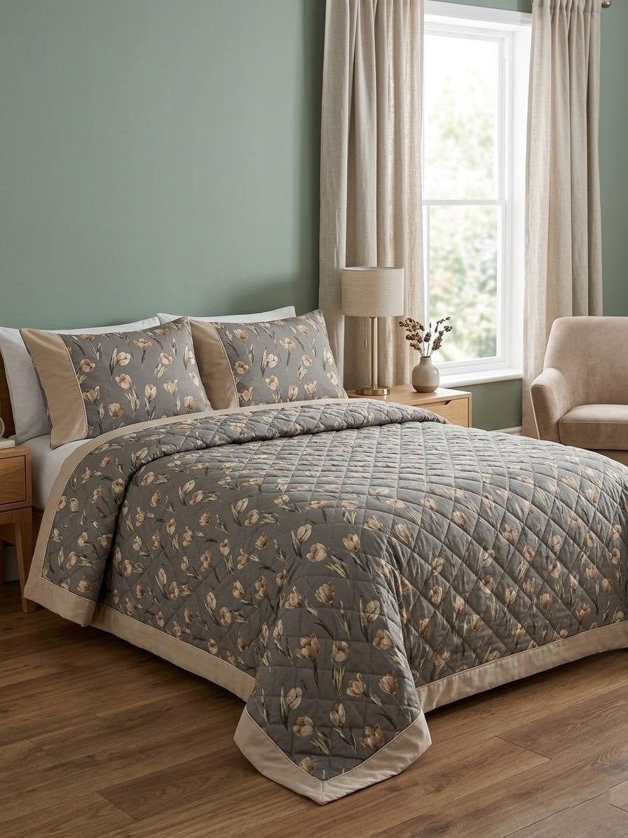 New Pure Ranforce Cotton Coverlet Set (Model 13)